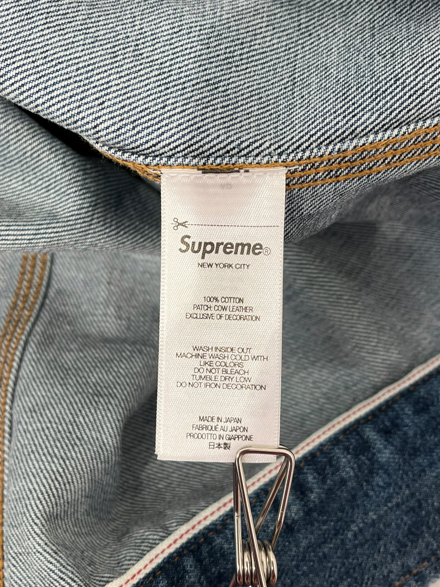 Supreme/Denim Jkt/M/Cotton/IDG/SELVEDGE BUTTON DOWN 4POCKET view 3