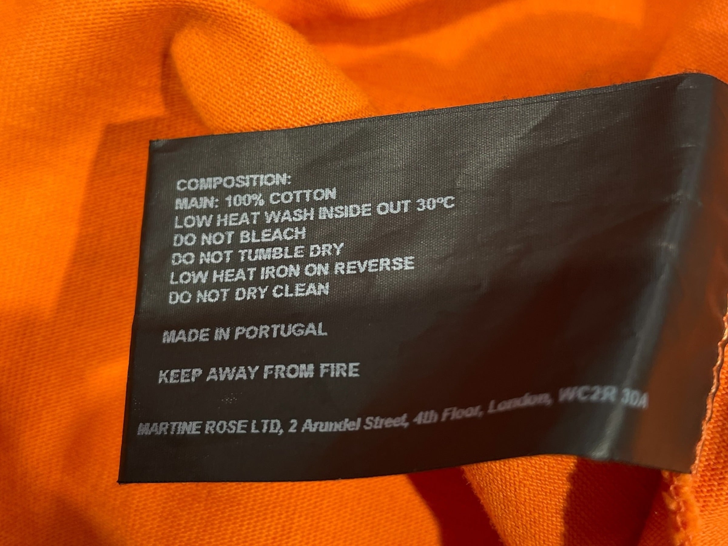 MARTINE ROSE/T-Shirt/L/Cotton/ORN/Graphic/READY WHEN YOU ARE BUNNY view 4
