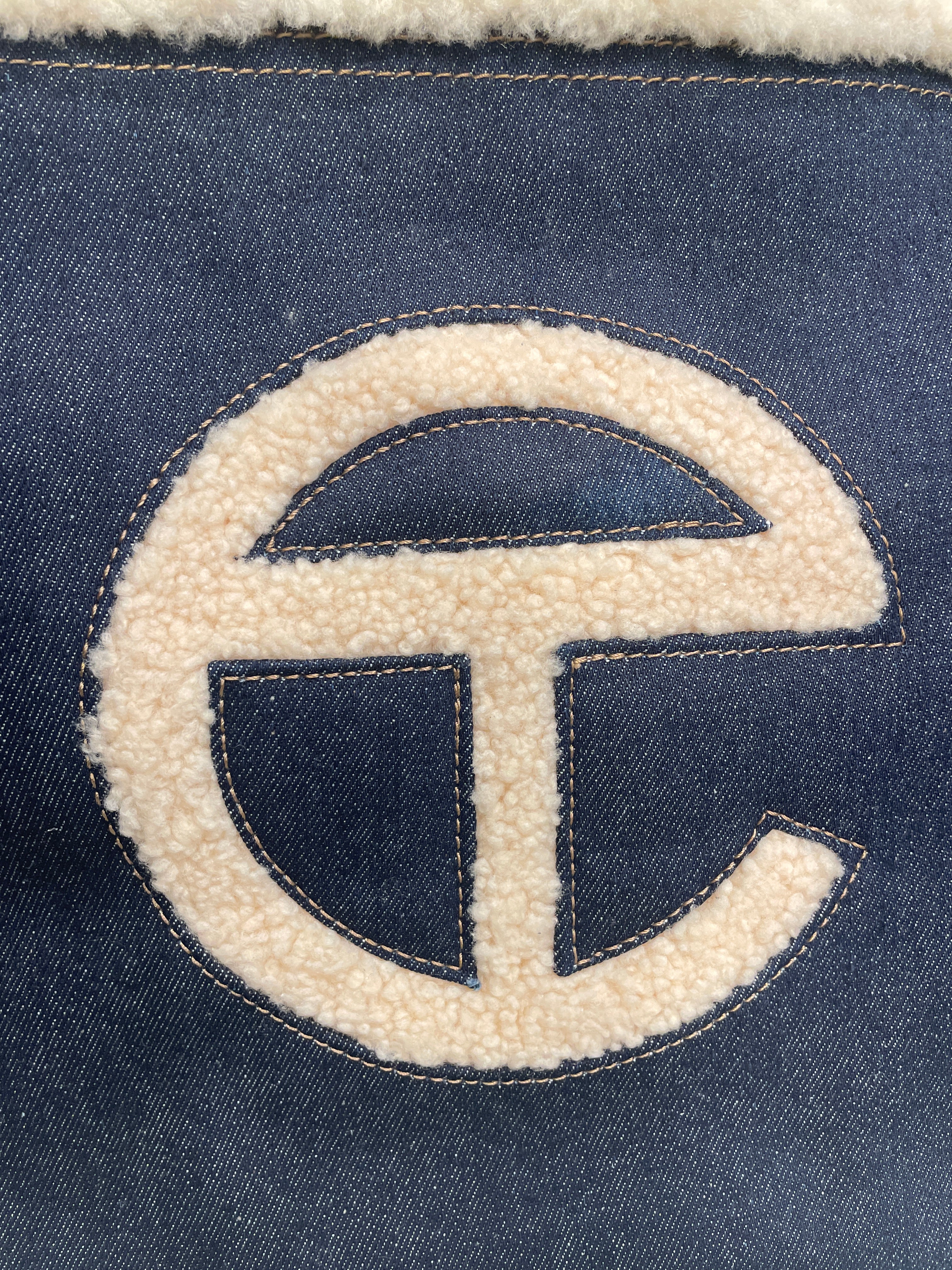 Telfar/UGG australia/Tote Bag/Cotton/NVY/DENIM MATERIAL view 3