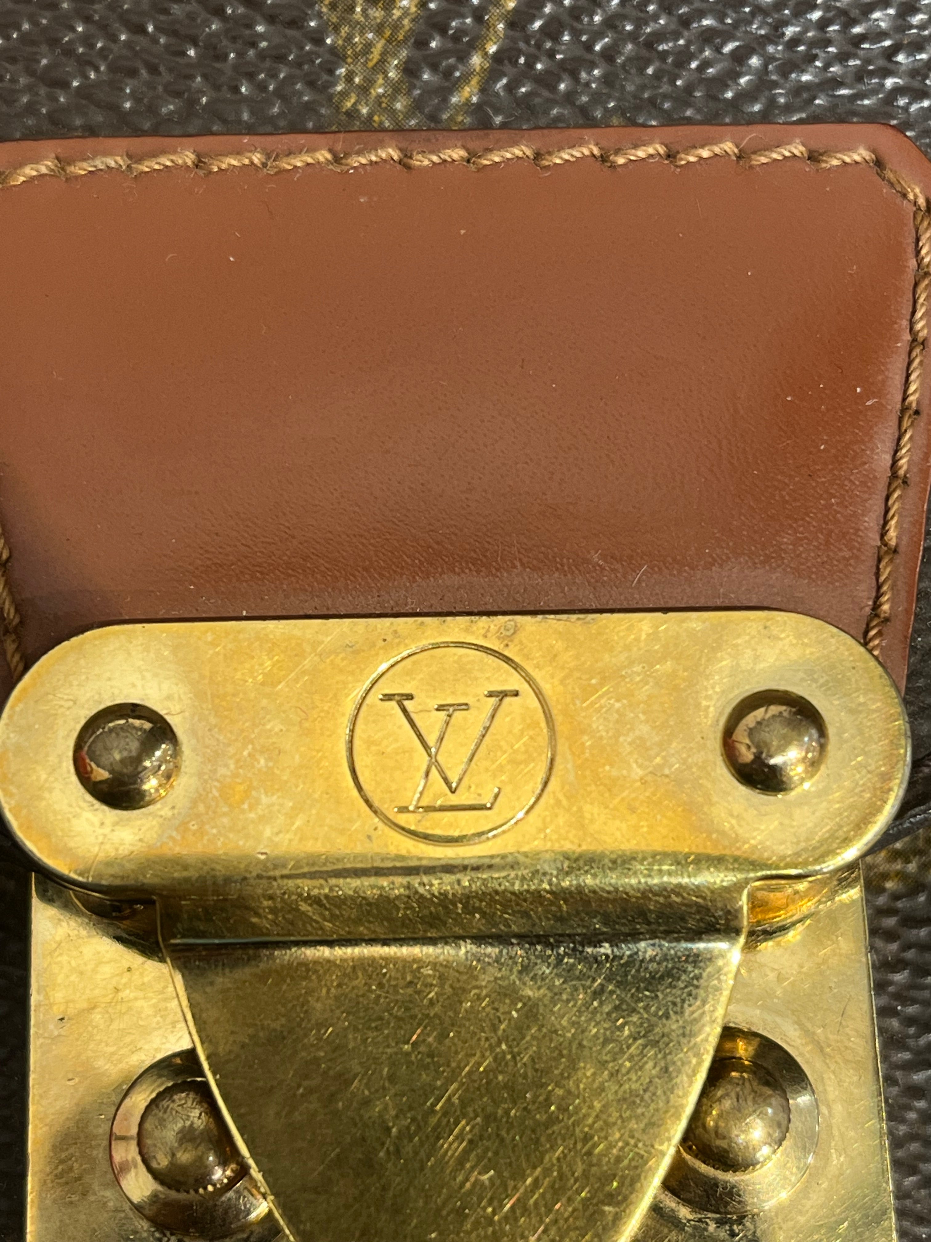 LOUIS VUITTON/Hand Bag/Monogram/Leather/BRW/BUCKLE/ TOP HANDLE view 7