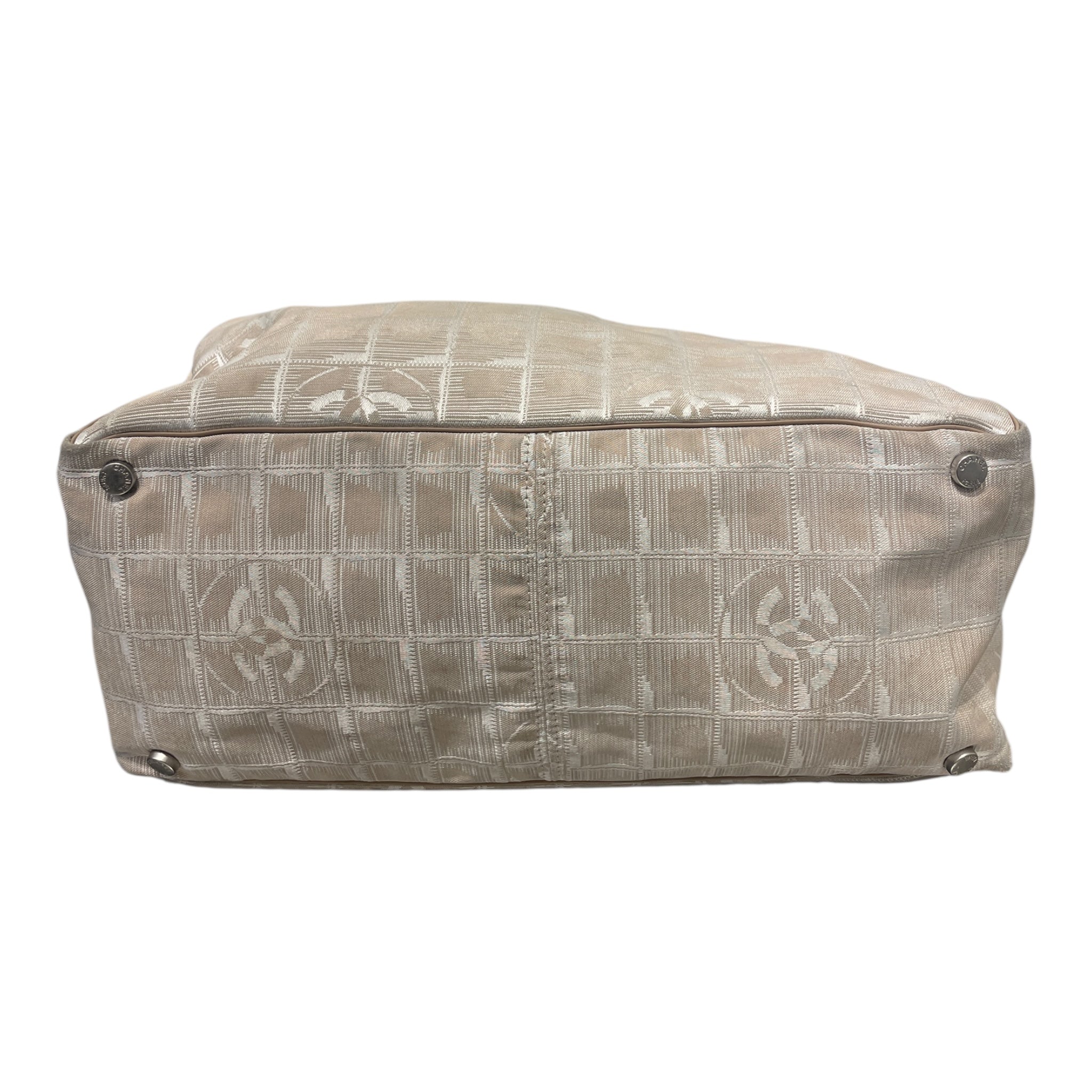 CHANEL/Bag/Monogram/Cotton/CRM/Ligne Tote view 3