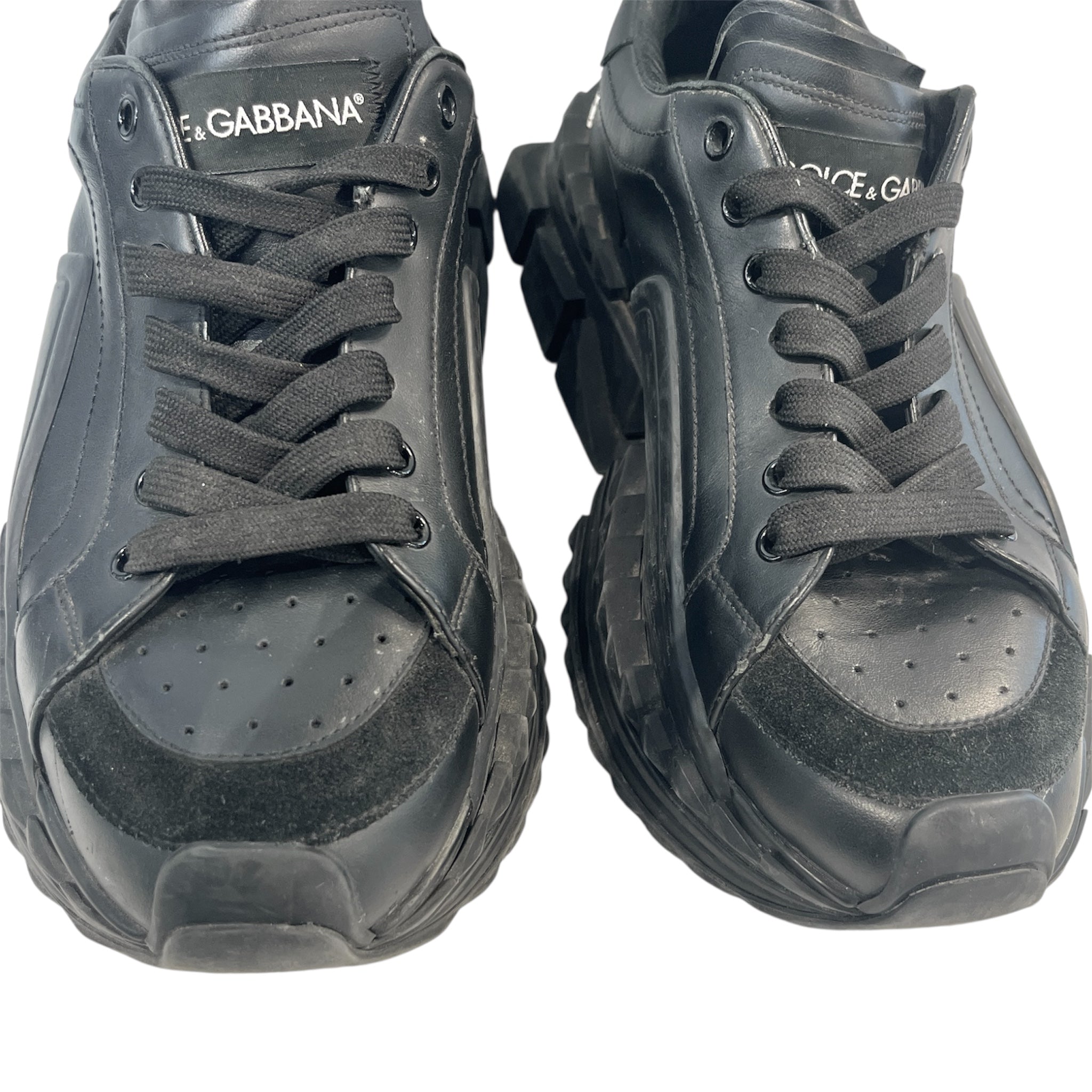 DOLCE&GABBANA/Low-Sneakers/US 8/Leather/BLK/SUPER KING CS 1649 view 8