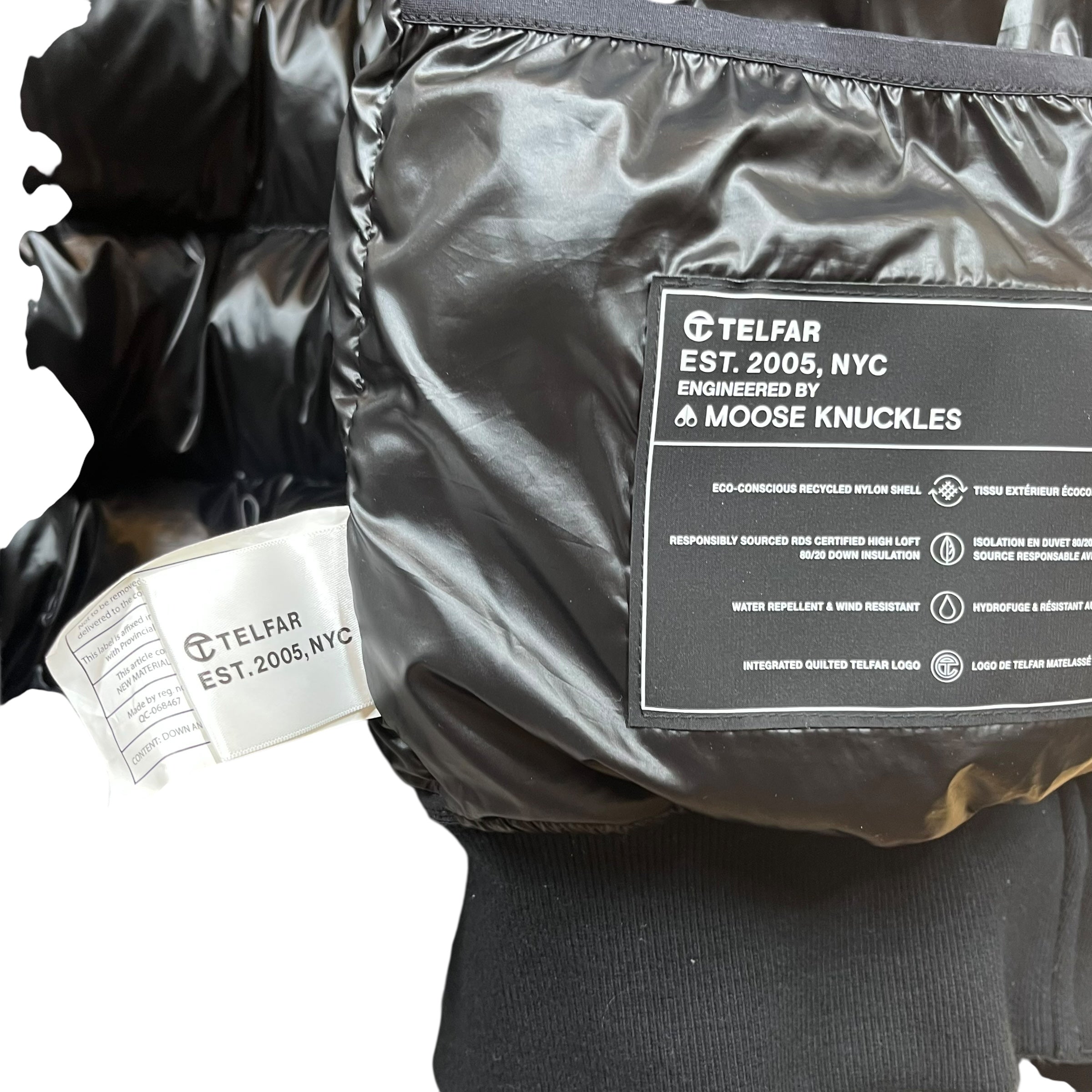 Telfar/Puffer Jkt/M/Nylon/BLK/nylon/cotton view 4