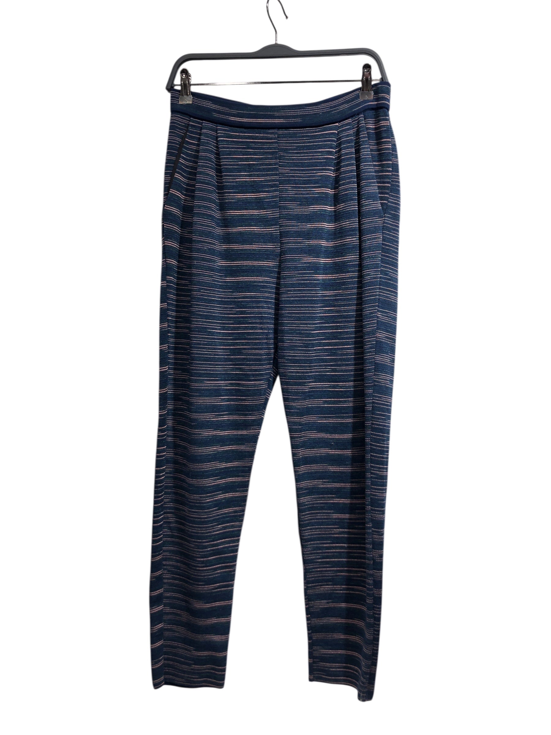 MISSONI/Bottoms/44/Stripe/Cotton/NVY/navy pink purple view 1