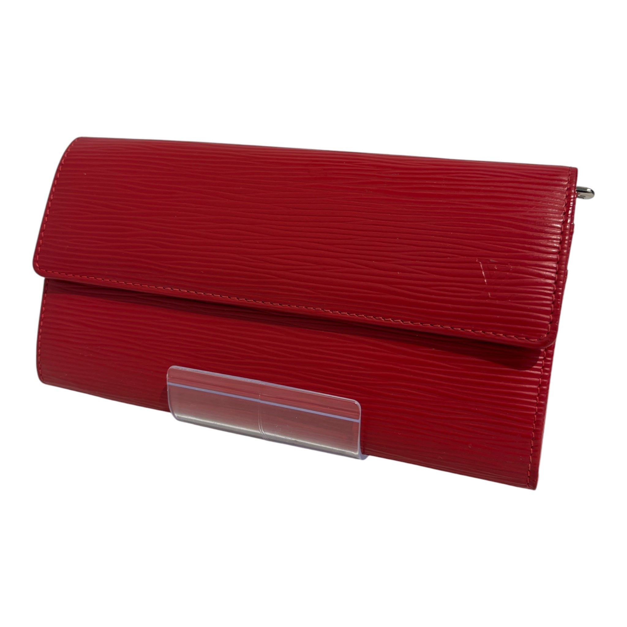 LOUIS VUITTON/Long Wallet/Leather/RED/L's/CA3102 view 1