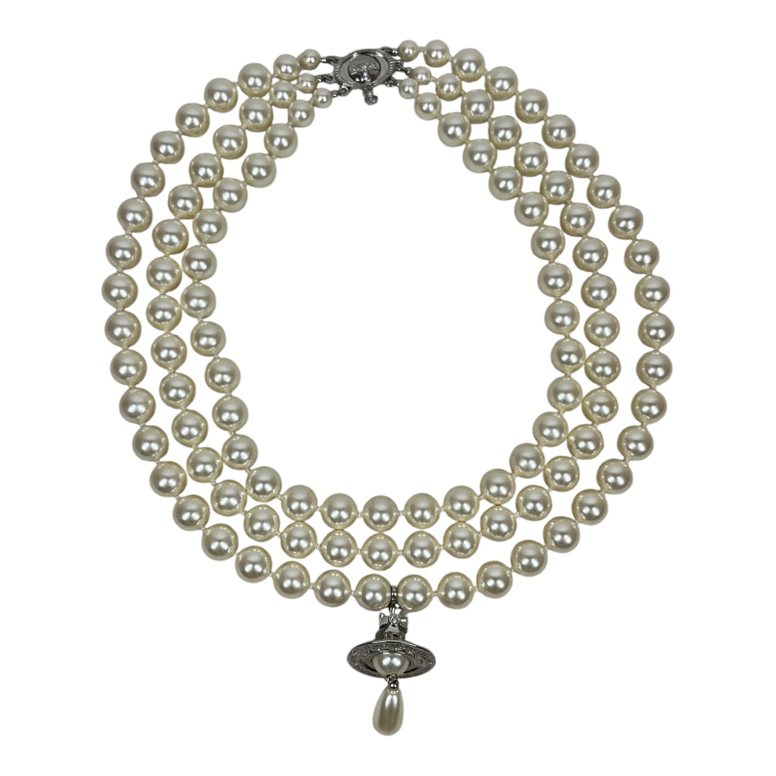Vivienne Westwood/Necklace/Pearl/WHT/PEARL ORBS view 1