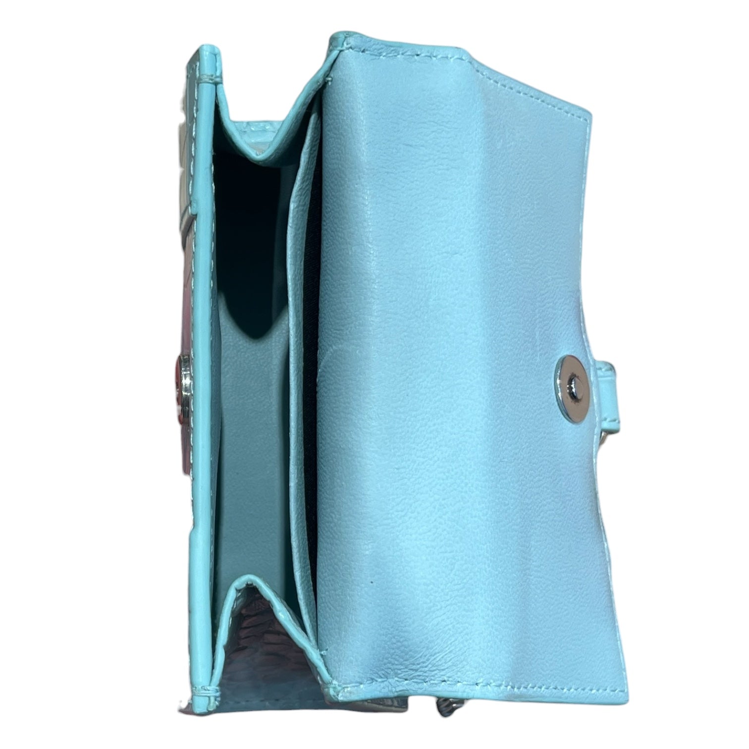 BALENCIAGA/Cross Body Bag/Leather/BLU/Hourglass XS view 3