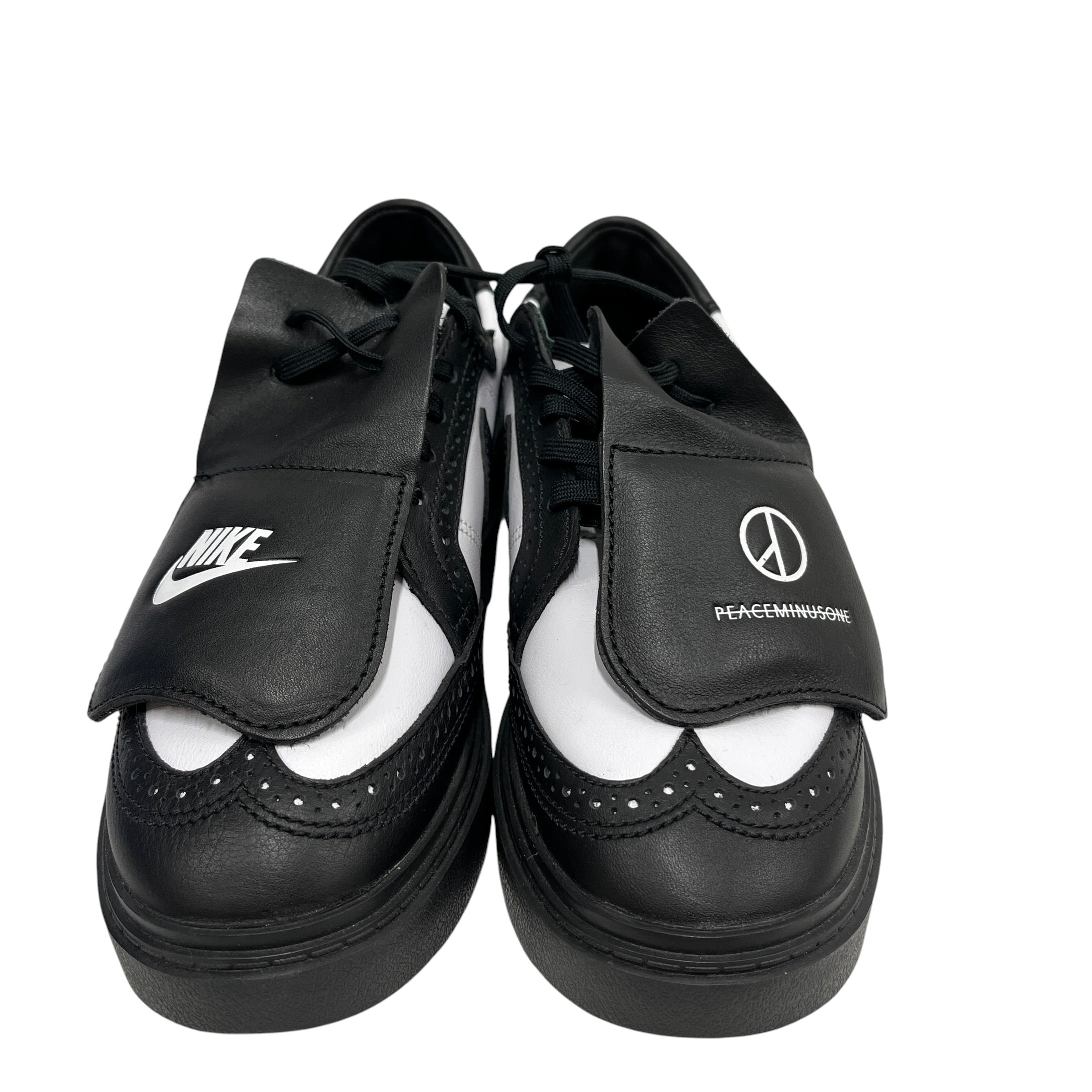 NIKE/PEACEMINUSONE/Low-Sneakers/US 8/Graphic/Leather/BLK/U-Tip/G  DRAGON KWONDO 1 view 3