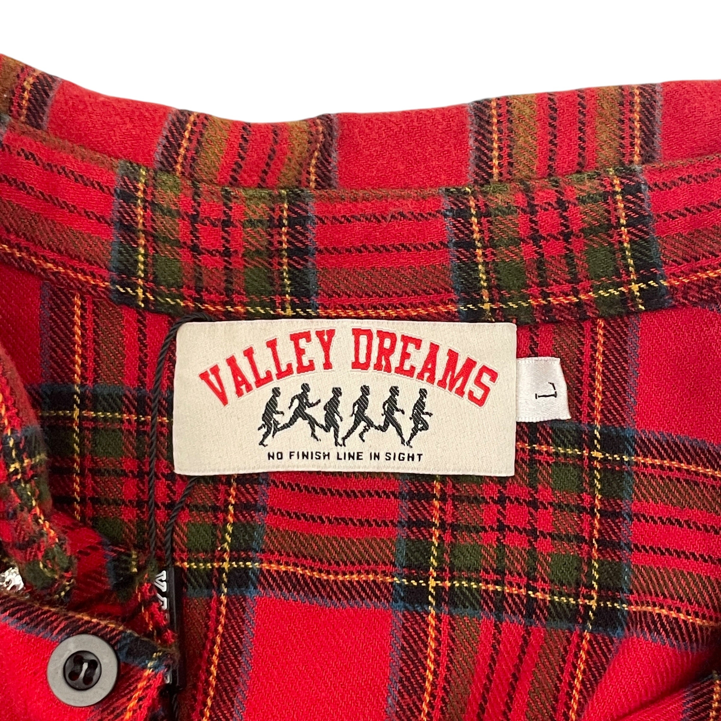 Vale Forever/Flannel Shirt/L/Cotton/RED/haze flannel view 3