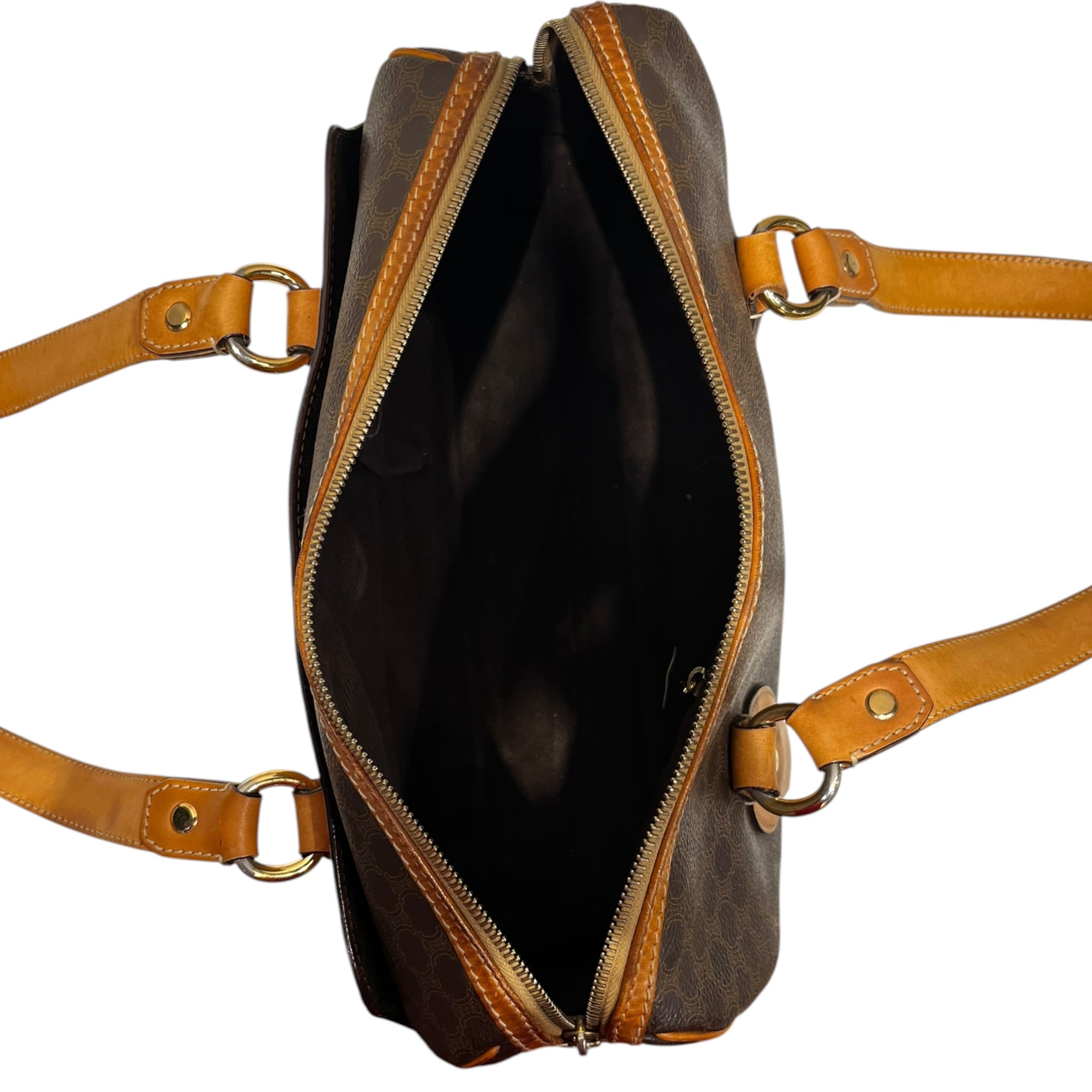 CELINE/Boston Bag/Monogram/BRW/celine monogram boston bag view 4