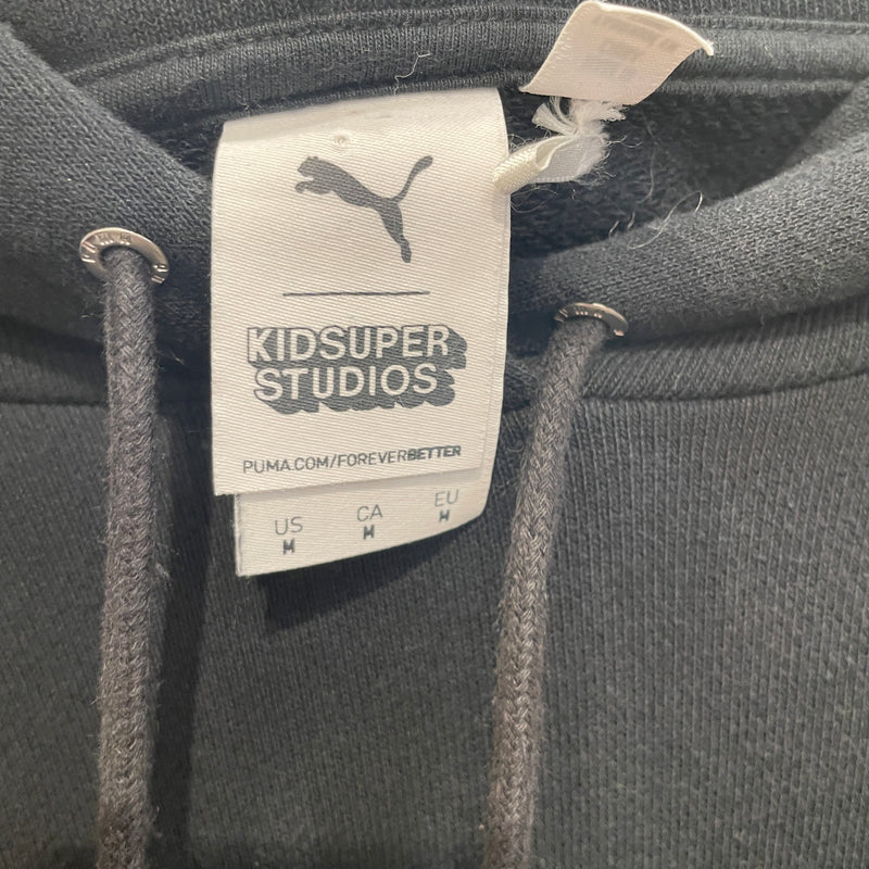 PUMA/KIDSUPER STUDIOS/Hoodie/M/Cotton/BLK/