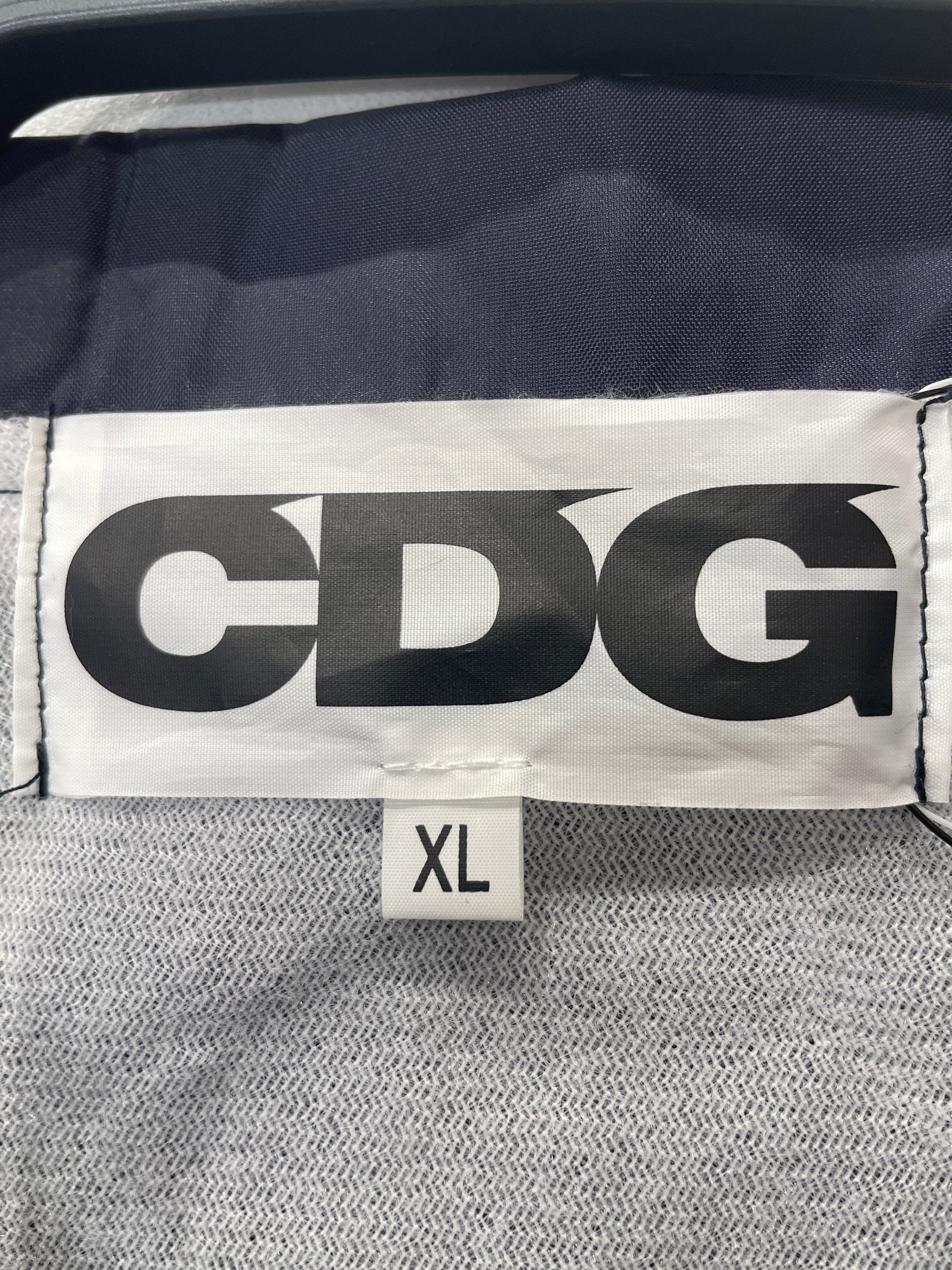 CDG/Windbreaker/XL/Nylon/NVY/Polka Dot/POLKA DOT DRAWSTRING WINDBREAK view 4