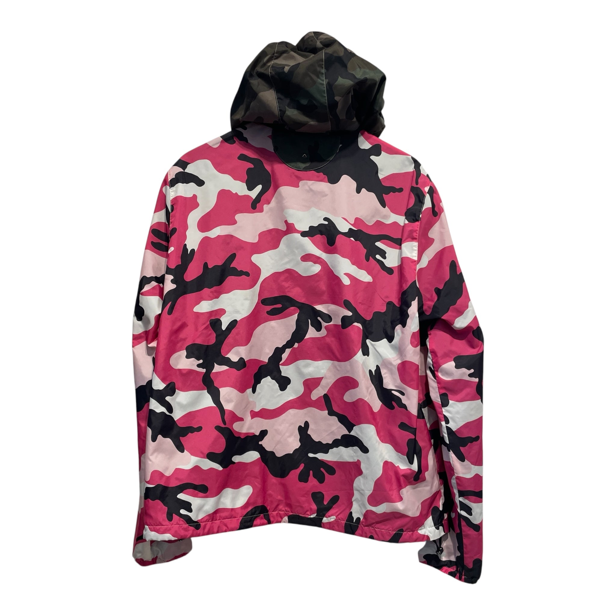 VALENTINO/Windbreaker/52/Polyester/PNK/Camouflage/GRN CAMO CONTRAST HOOD view 2