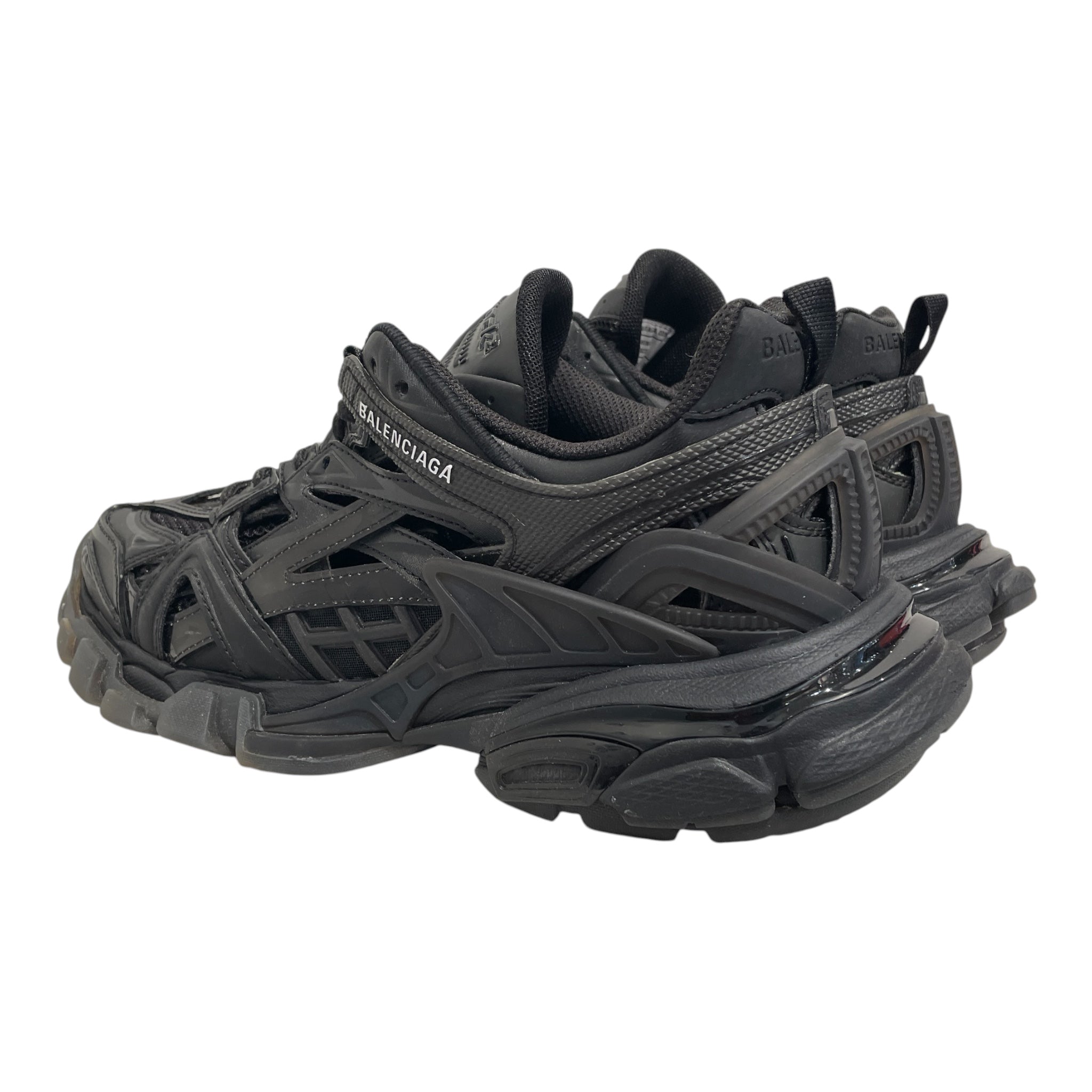 BALENCIAGA/Low-Sneakers/US 7/Cotton/BLK/Track 2 view 2