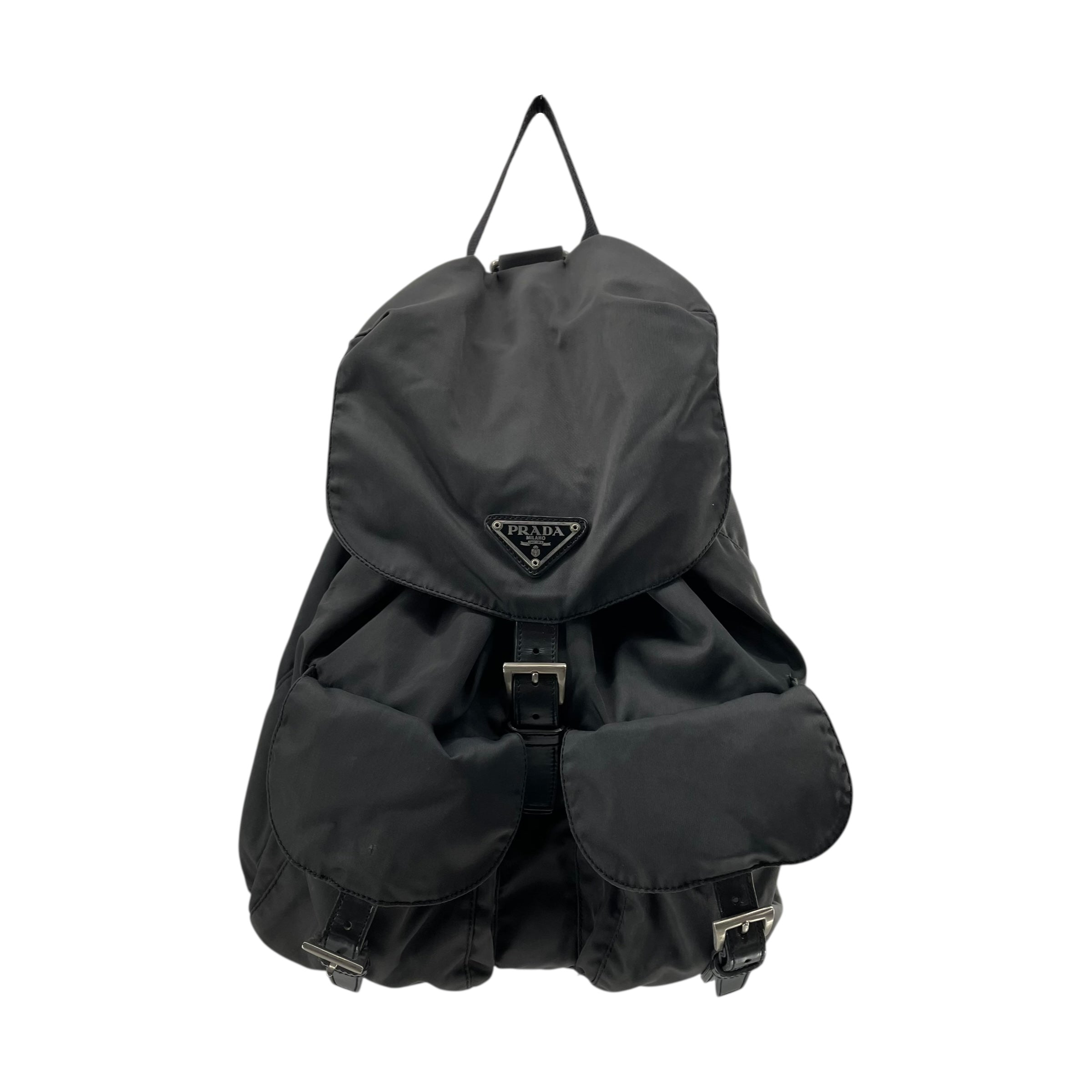 PRADA/Backpack/Nylon/GRY/RE-NYLON BACKPACK view 1