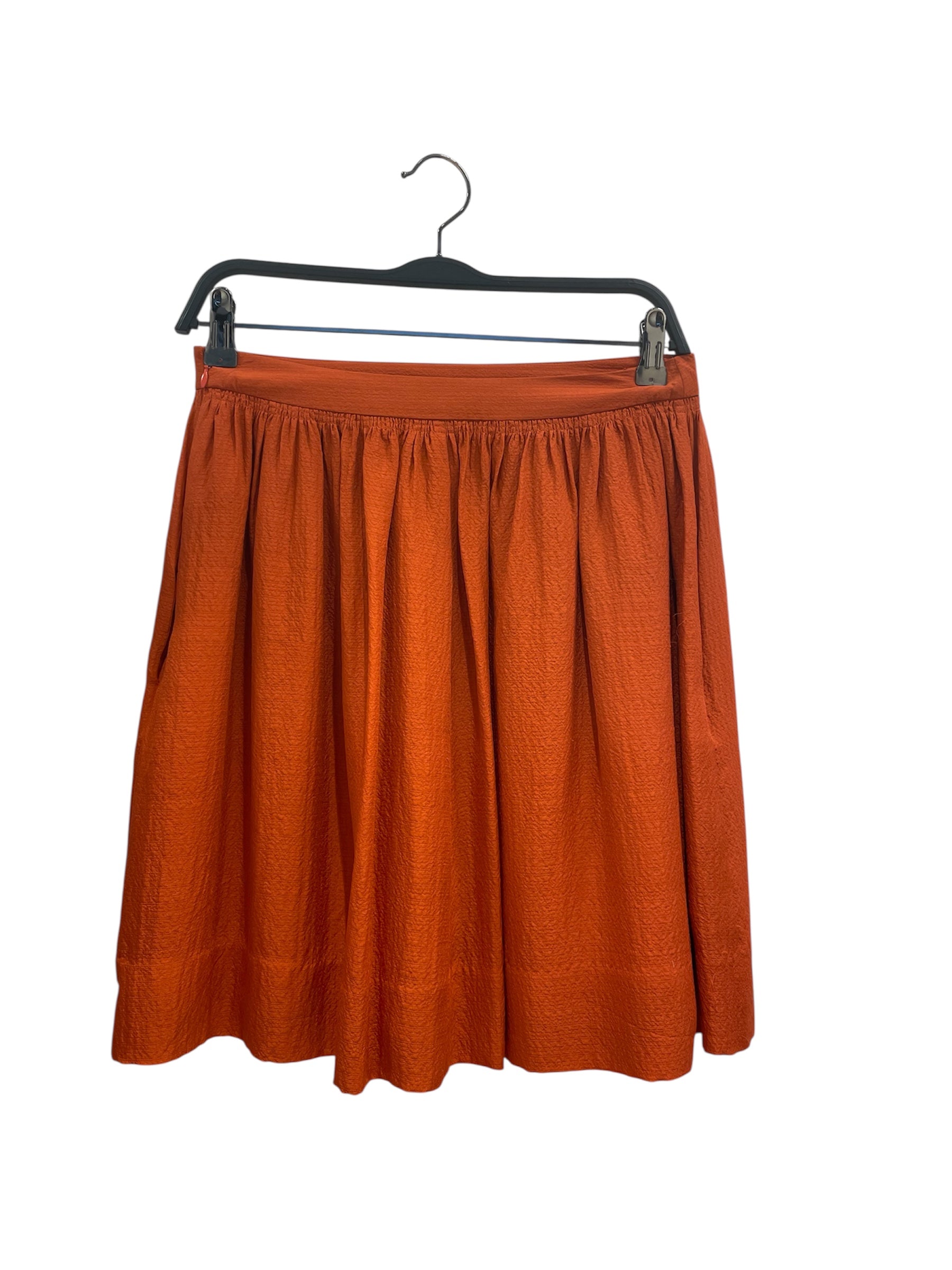 BALENCIAGA/Skirt/40/Silk/ORN/side zipper view 1