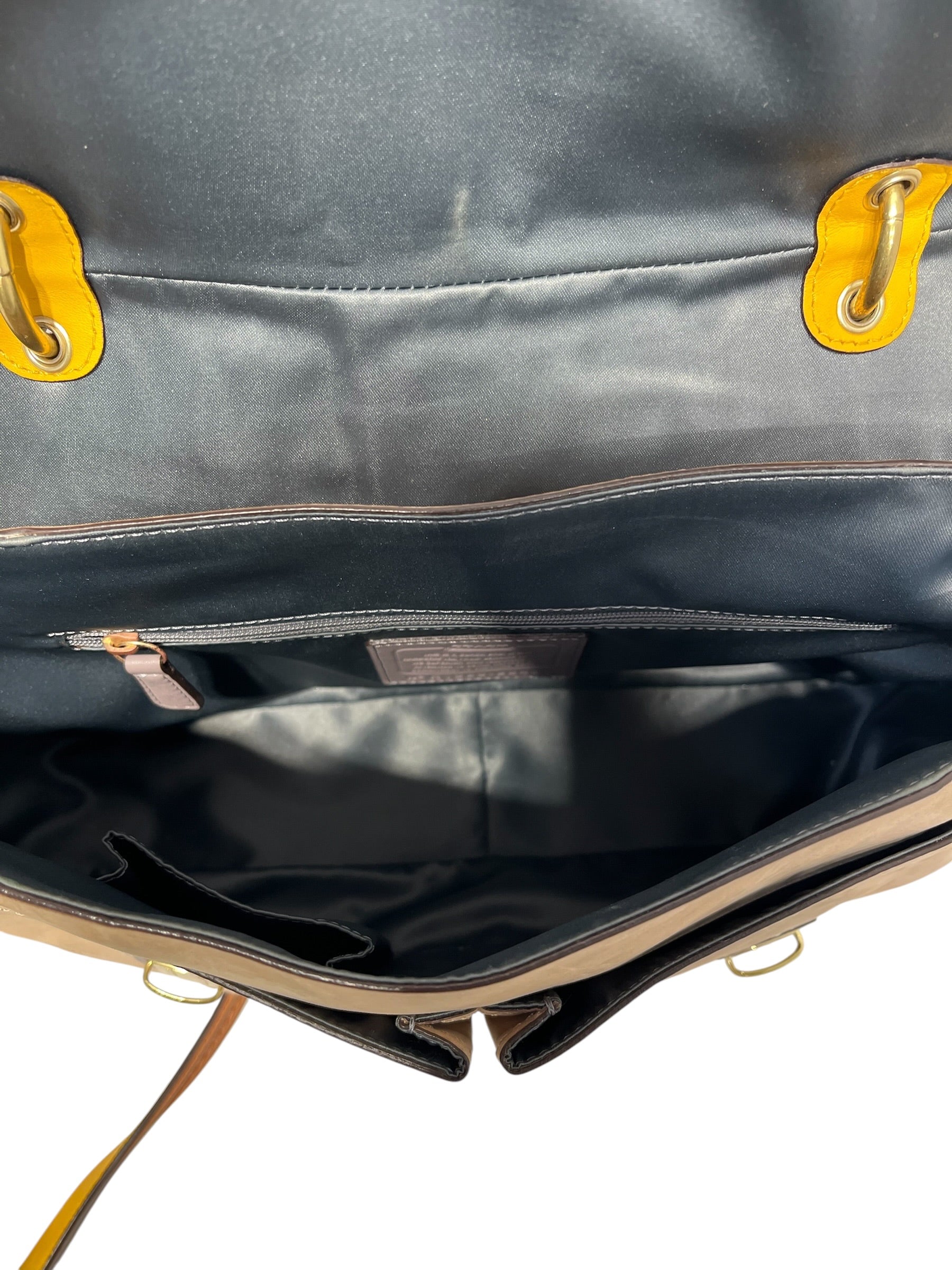 COACH/Bag/Border/Leather/YEL/POPPY FLAP BAG view 6