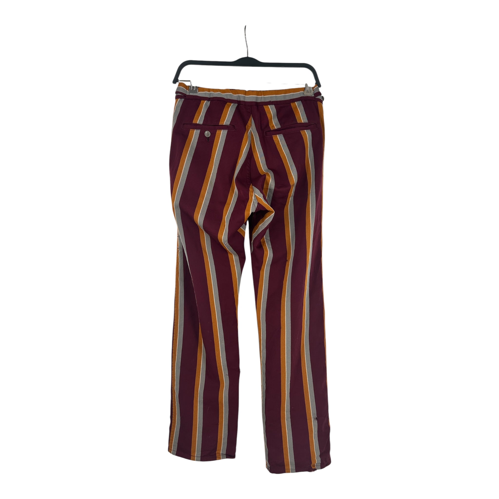 COMME des GARCONS HOMME PLUS/Straight Pants/S/Plaid/Wool/BRD/AD2000 PATCHWORK view 2