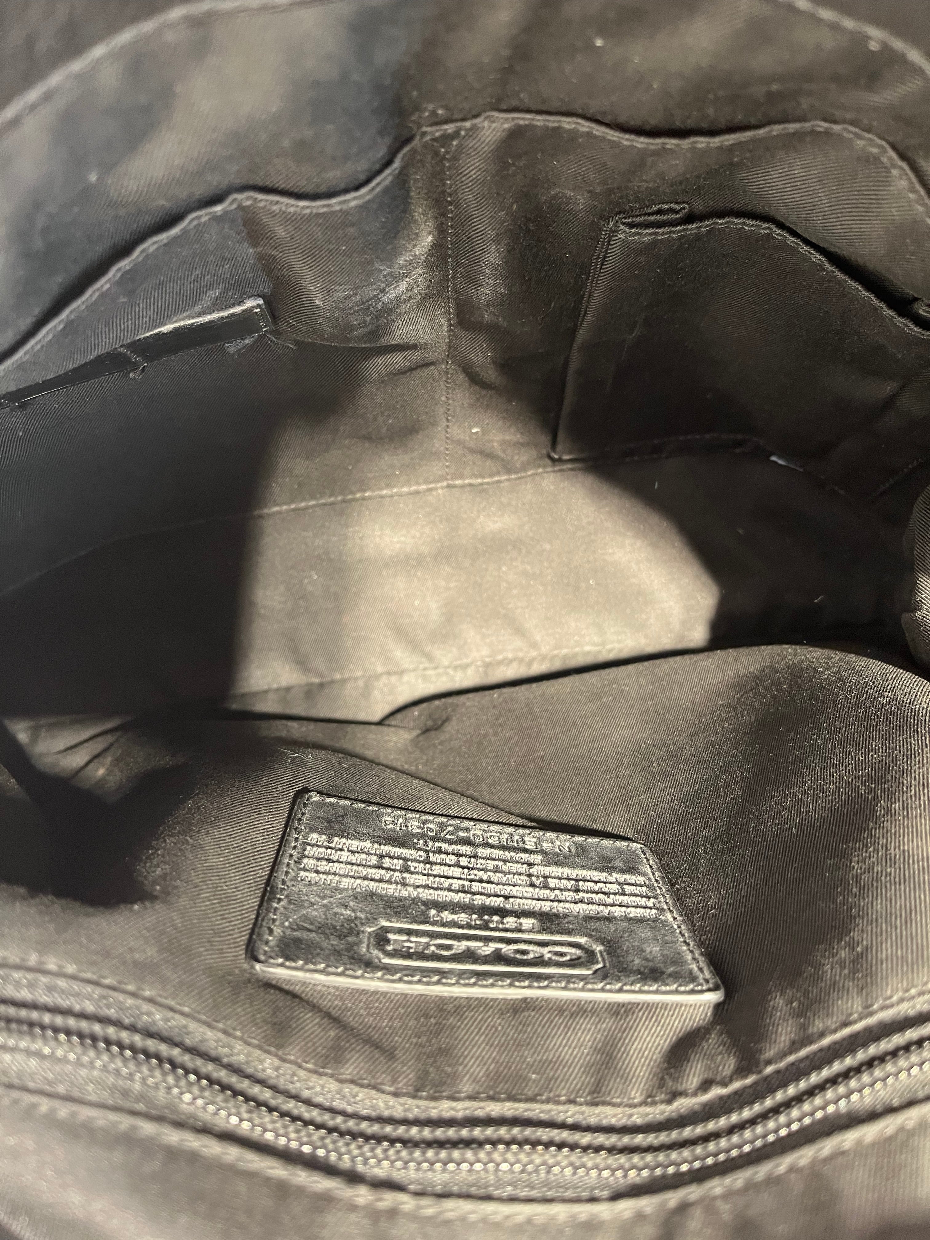 COACH/Cross Body Bag/Leather/BLK/MESSENGER view 8