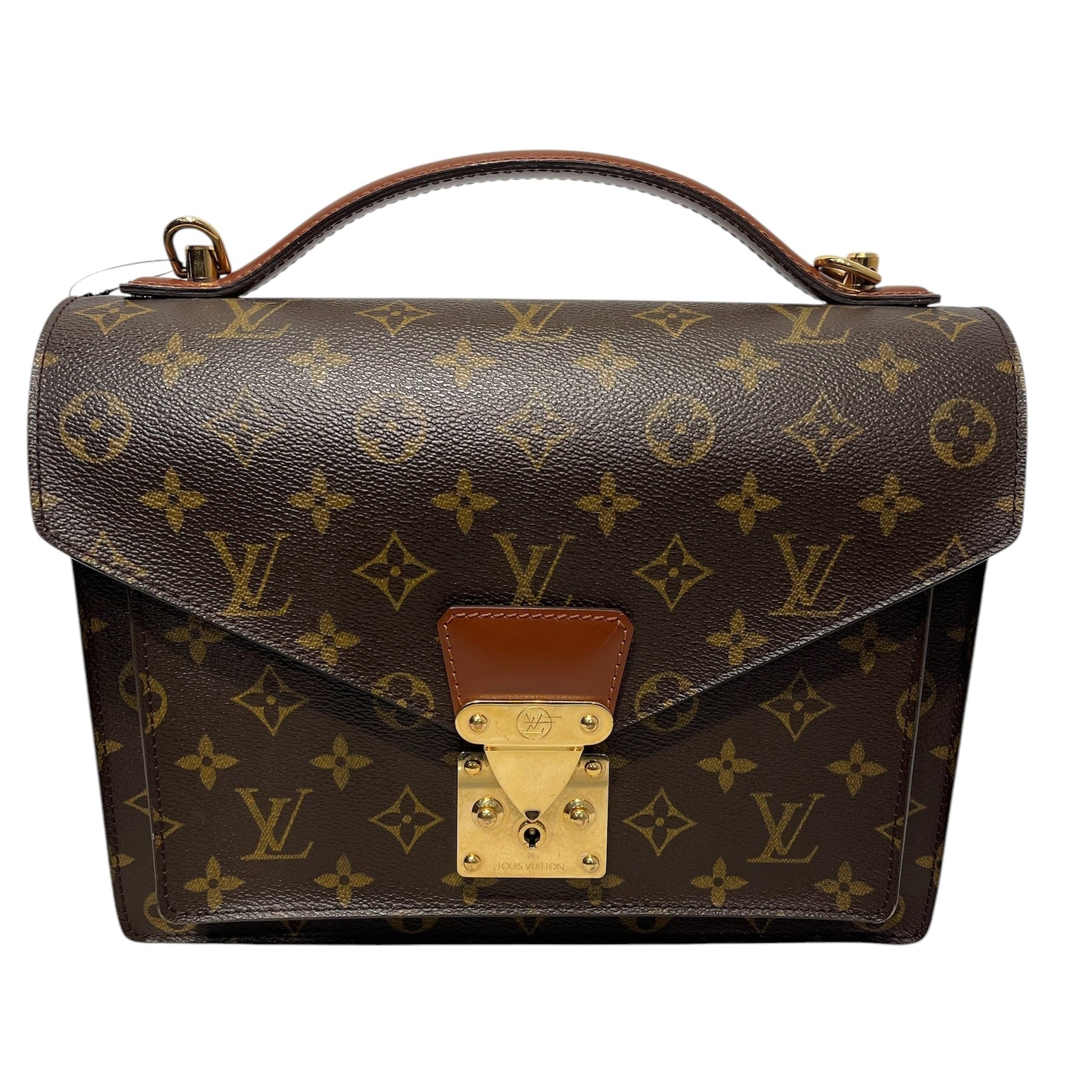 LOUIS VUITTON/Hand Bag/Monogram/Leather/BRW/Monceau view 1