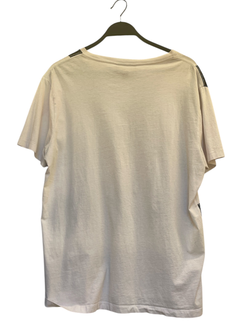 BURBERRY LONDON/T-Shirt/XL/Cotton/WHT/All Over Print/PLAID PRINT