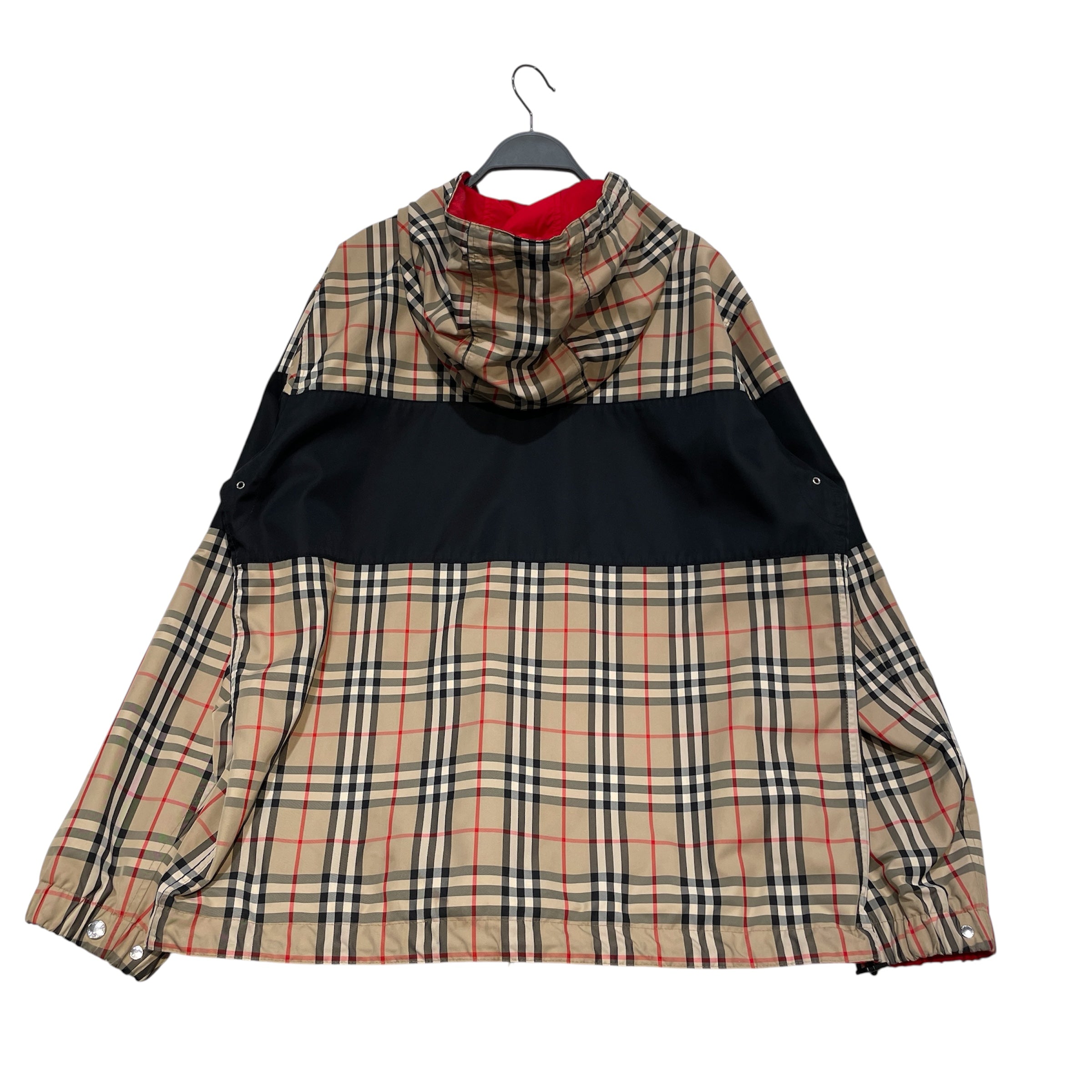 BURBERRY/Jacket/XL/Nylon/CRM/Plaid/Reversible Vintage Check Nylon view 2