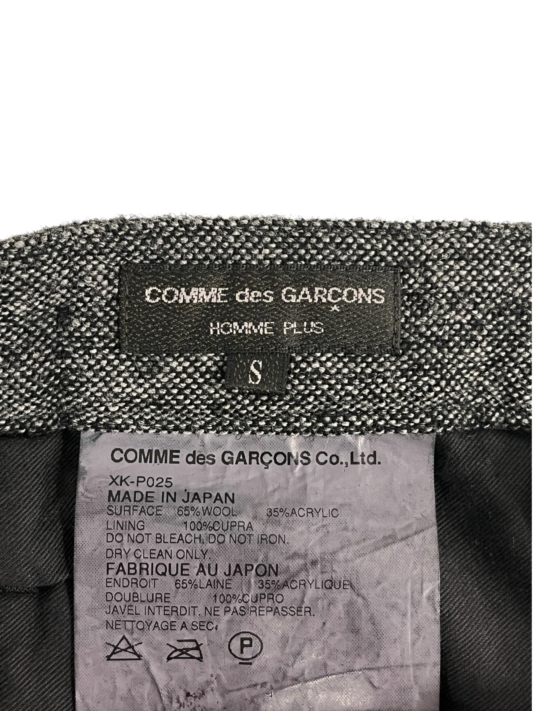 COMME des GARCONS/Pants/S/Wool/GRY/Vintage Wool Pants view 3