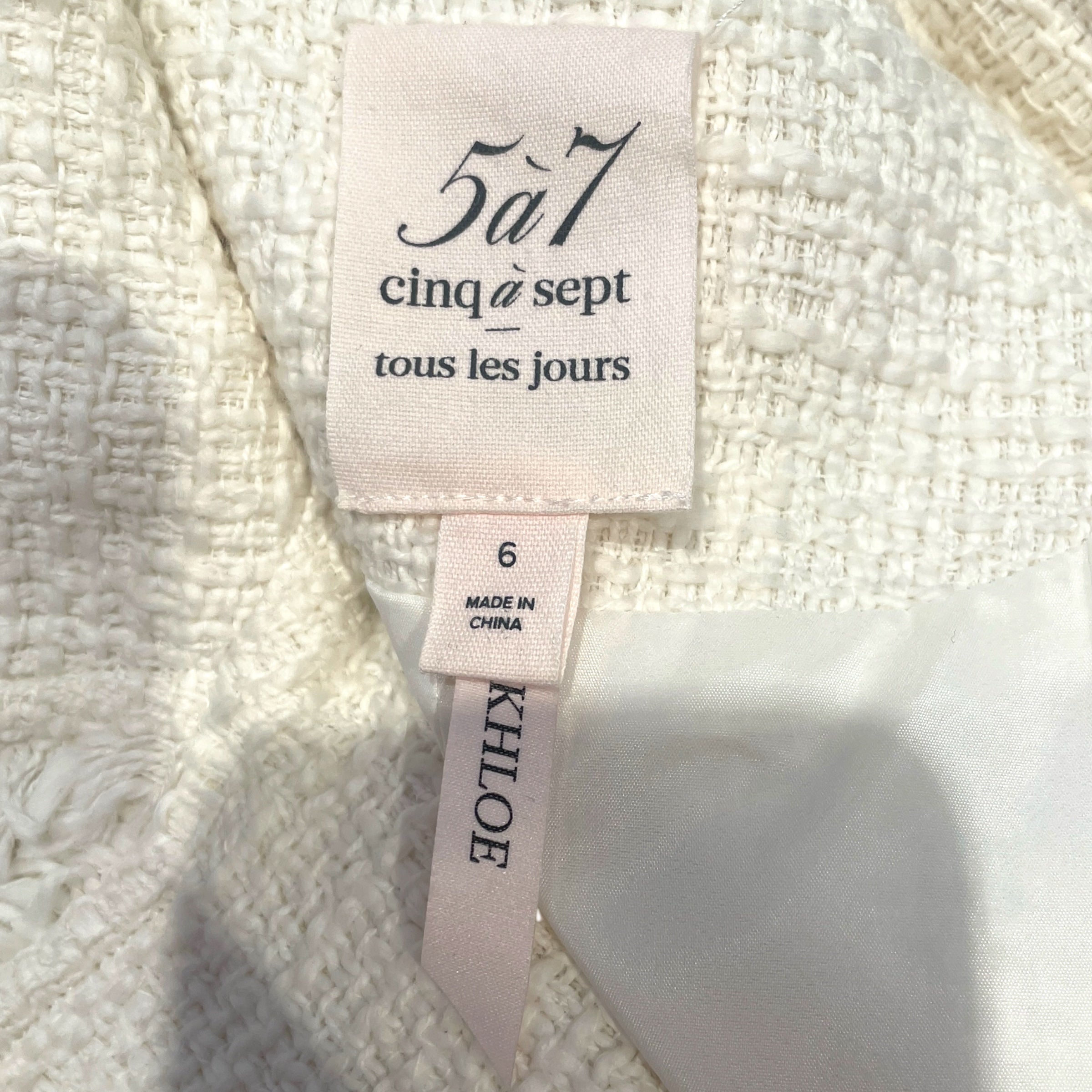 Cinq a Sept/Jacket/6/Cotton/WHT/ view 3
