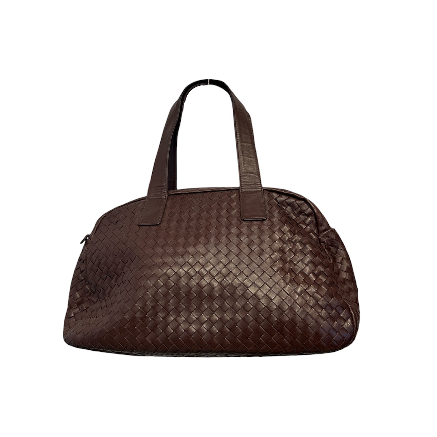 BOTTEGA VENETA/Hand Bag/Leather/BRW/intrecciato top handle bag view 2