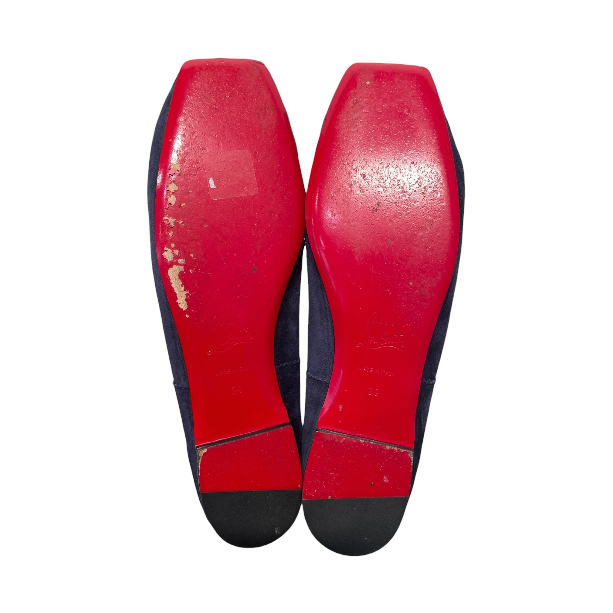 Christian Louboutin/Flat Shoes/EU 39/Suede/NVY/Christian Louboutin Mamadrague view 4