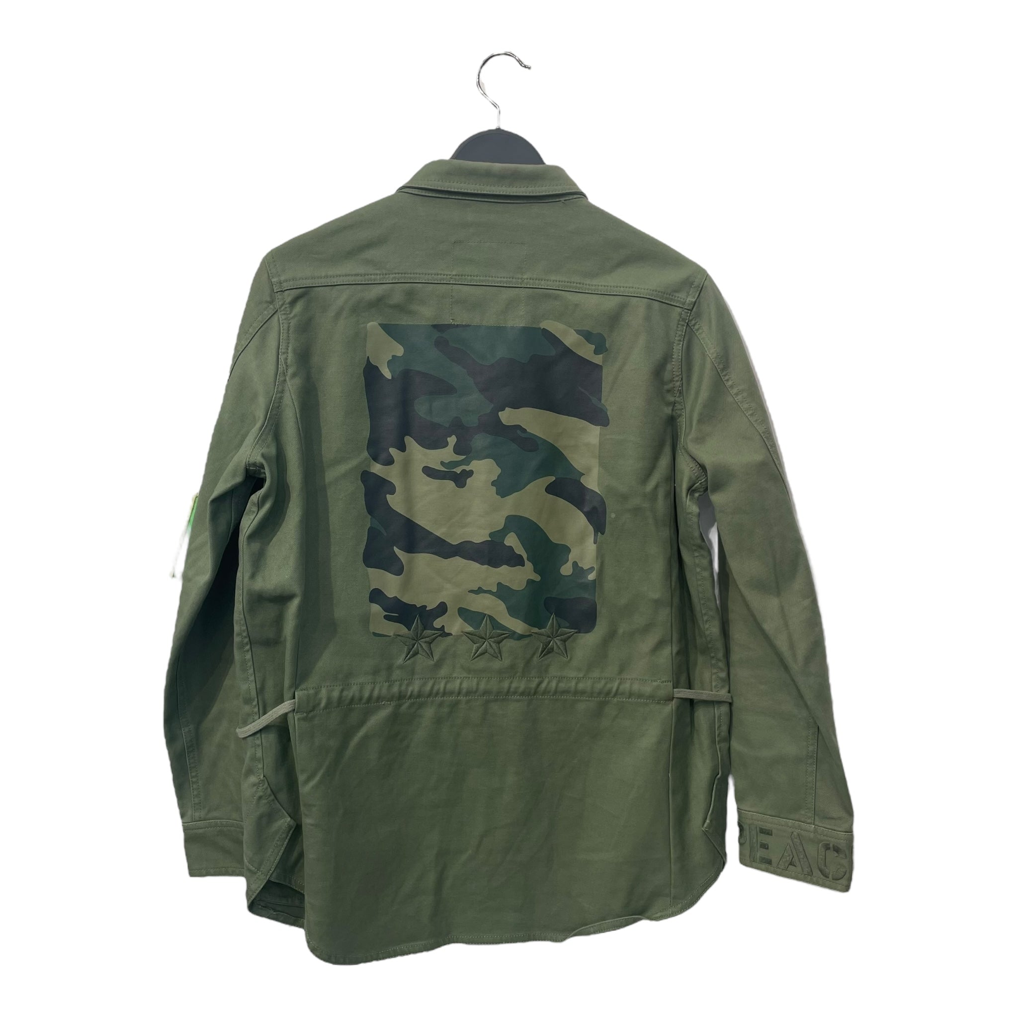Zadig&Voltaire/Military Jkt/M/Cotton/GRN/green button up w patches view 2