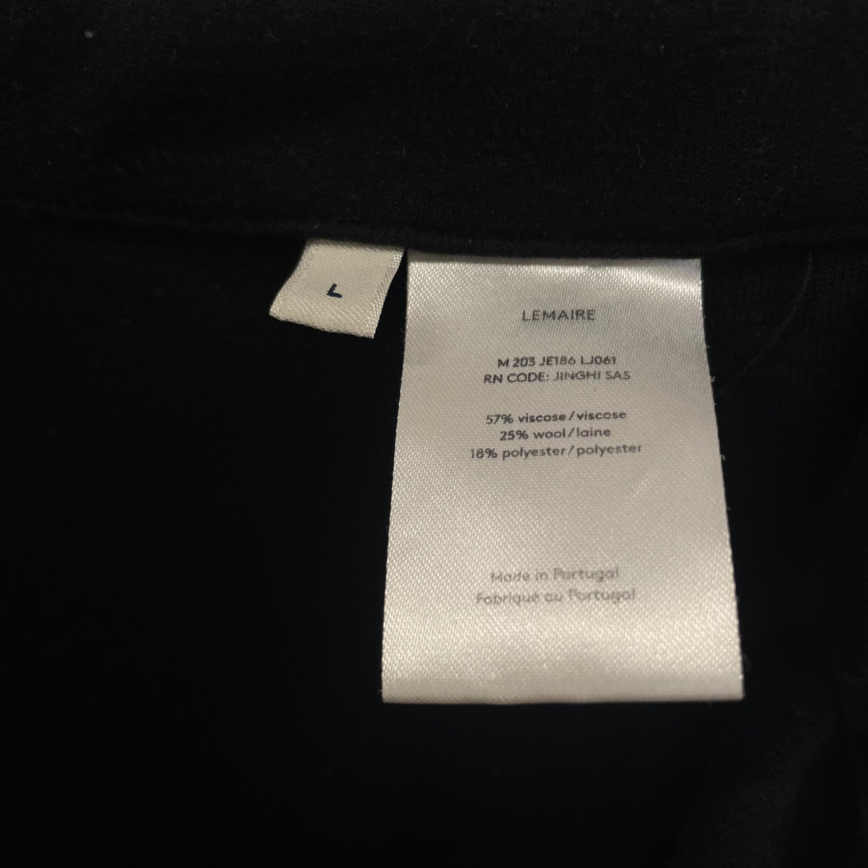 LEMAIRE/Pants/L/BLK/sweatpants view 5
