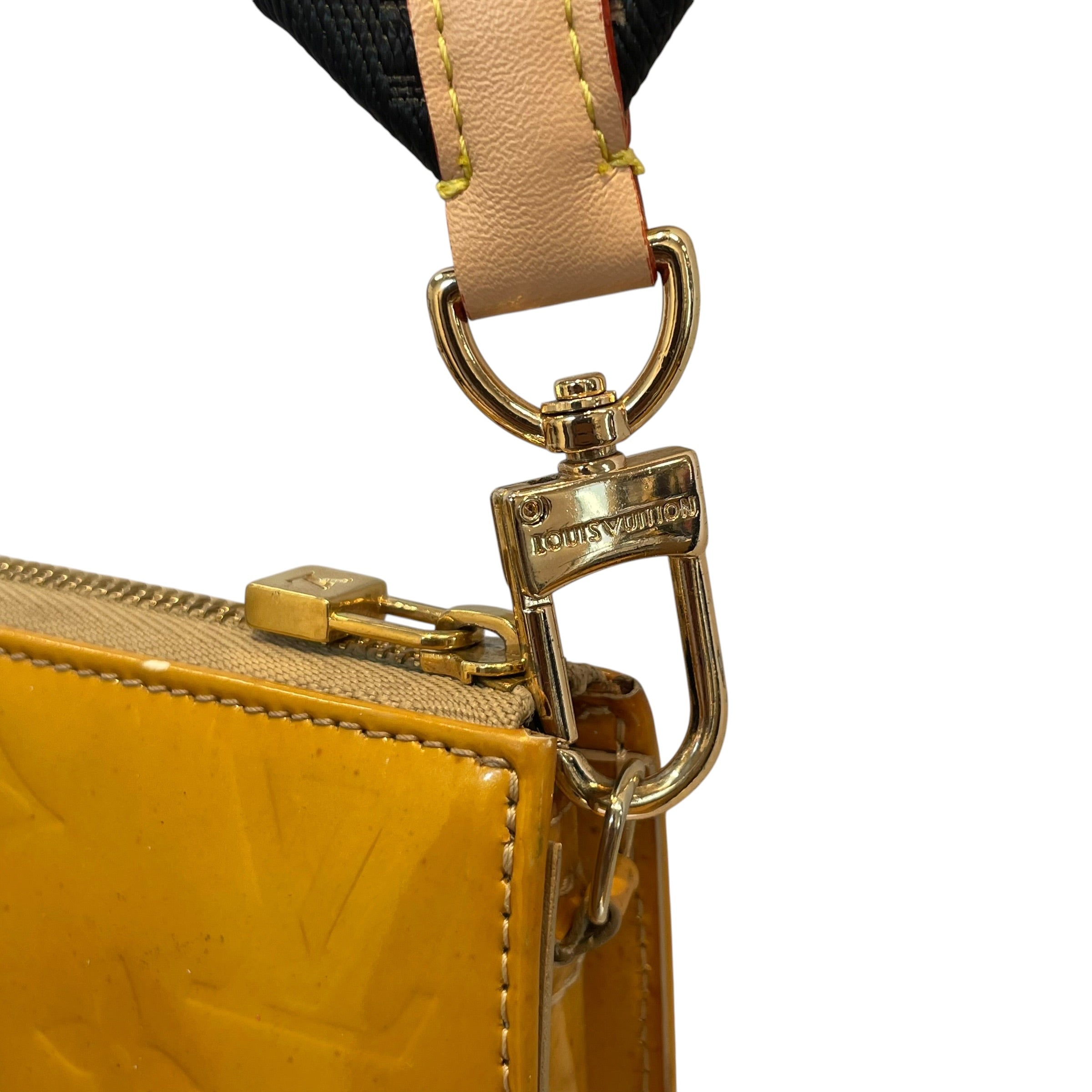 LOUIS VUITTON/Hand Bag/Leather/GLD/LEXINGTON/PATENT LEATHER view 3