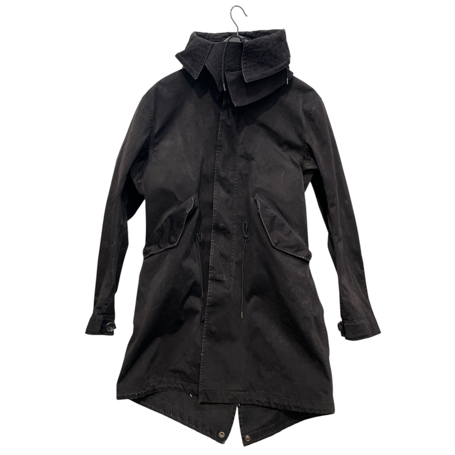 Ten-C/Mountain Parka/L/XL/Cotton/BLK/FISHTAIL PARKA view 1
