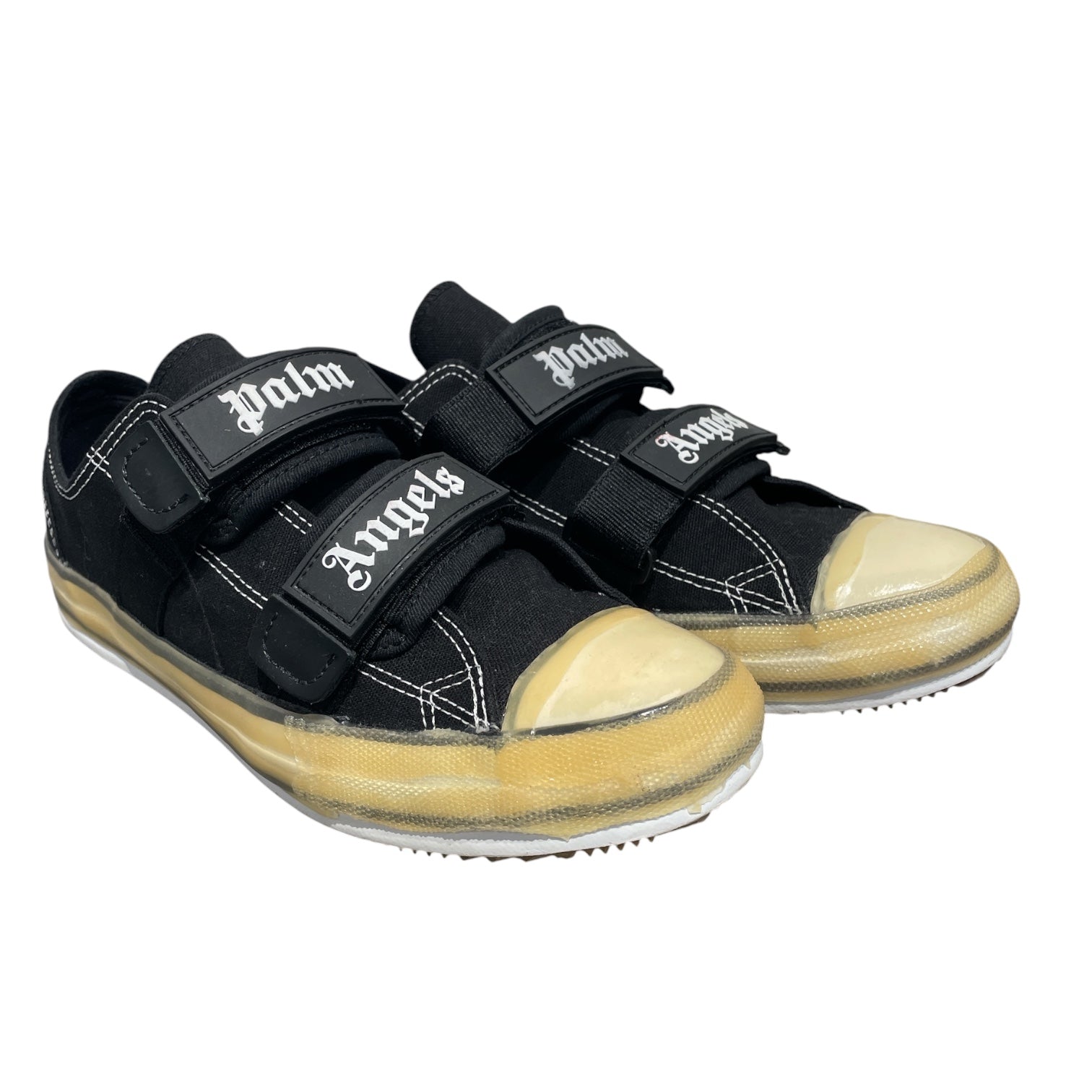 Palm Angels/Low-Sneakers/US 8/Cotton/BLK/Black Velcro Vulcanized Shoes view 1