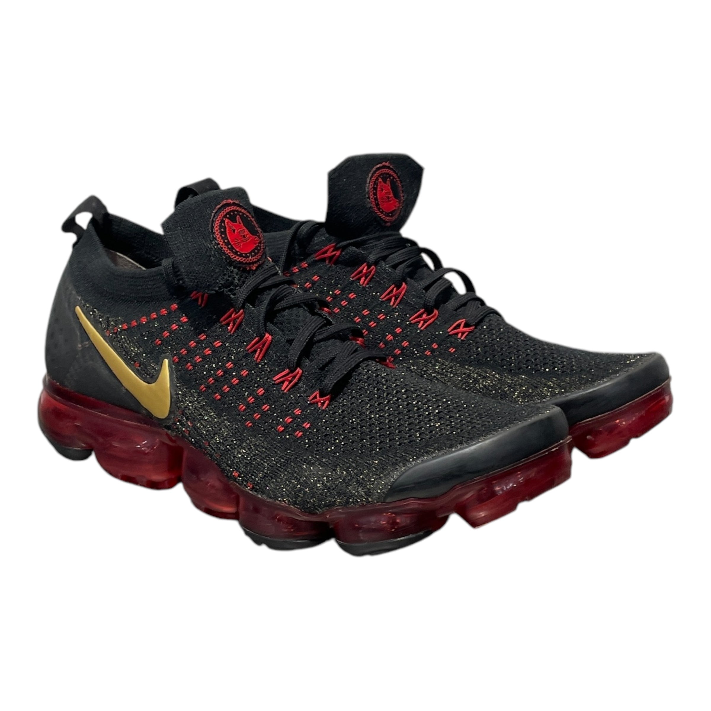 NIKE/AIR VAPORMAX FK 2 CNY/Low-Sneakers/US 10.5/Nylon/BLK/BQ7036-001 view 1