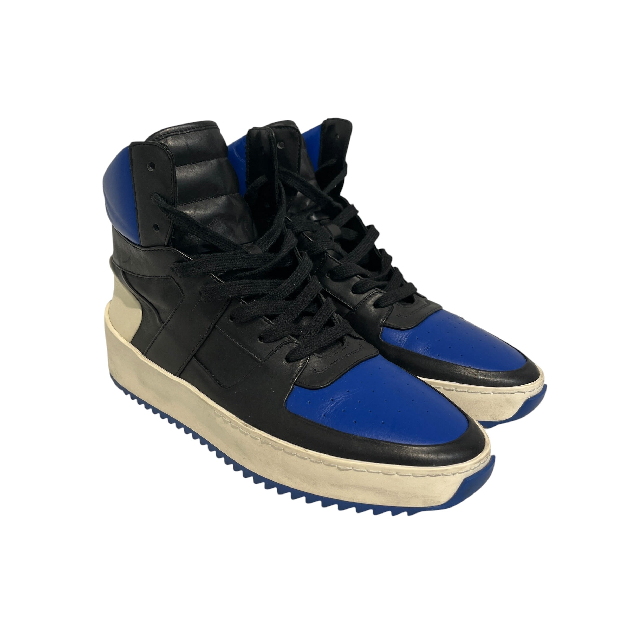 FEAR OF GOD/adidas/Hi-Sneakers/US 8/Leather/BLU/Basketball Sneaker Royal Blue view 1
