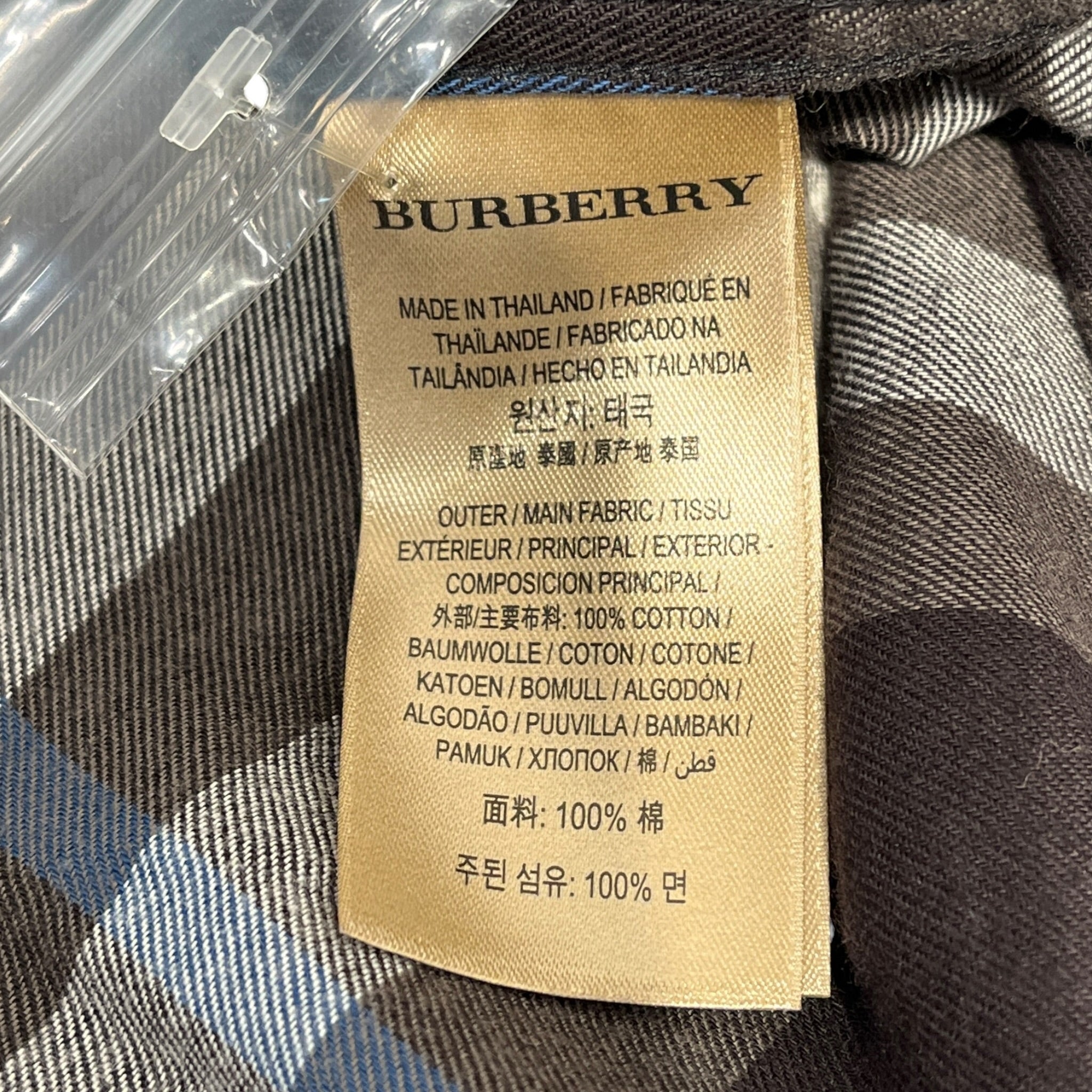 BURBERRY LONDON/Flannel Shirt/XL/Cotton/BRW/Plaid/ view 4