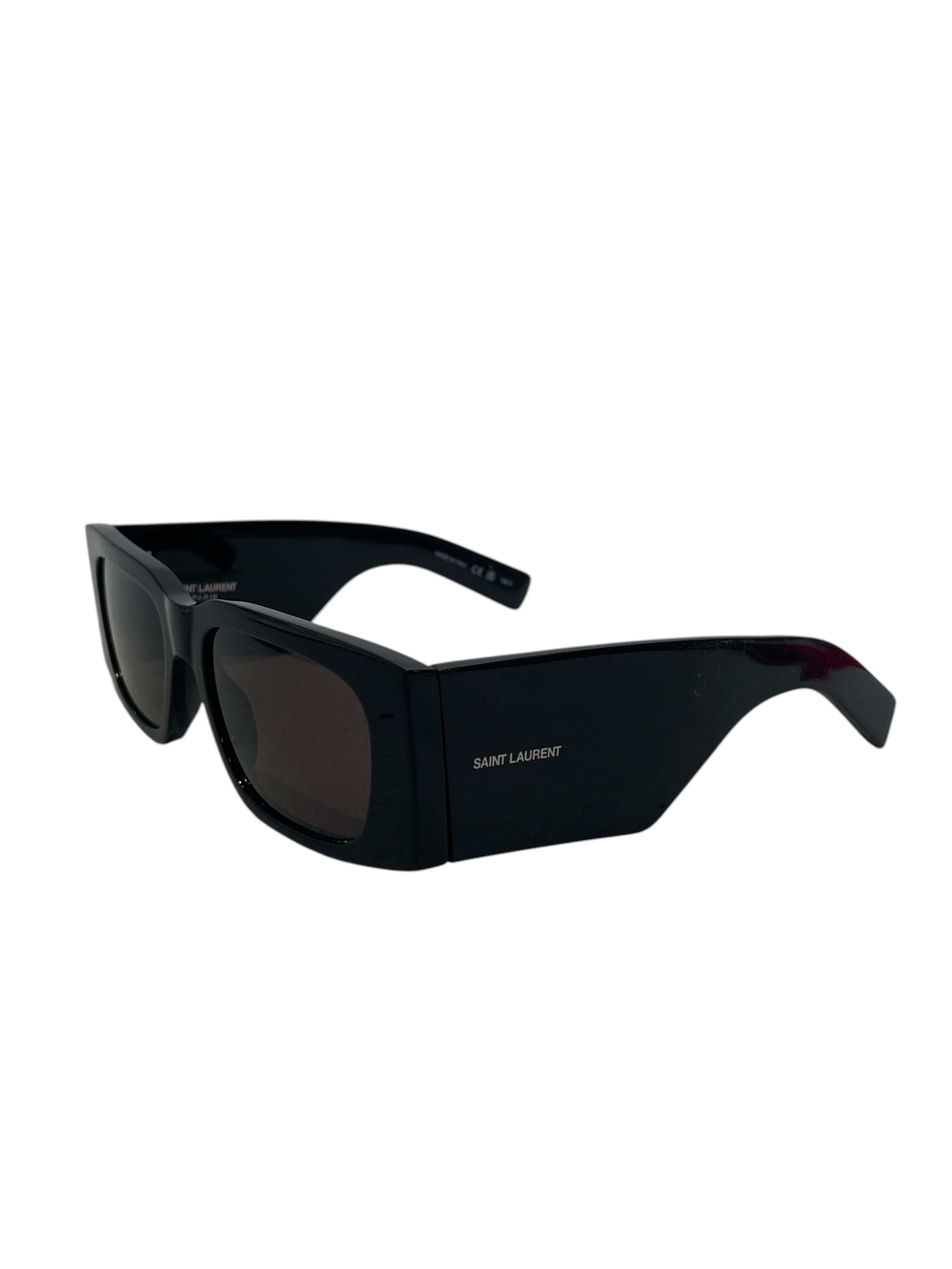 SAINT LAURENT/Sunglasses/Plastic/BLK/M's/SQUARE TINTED view 2