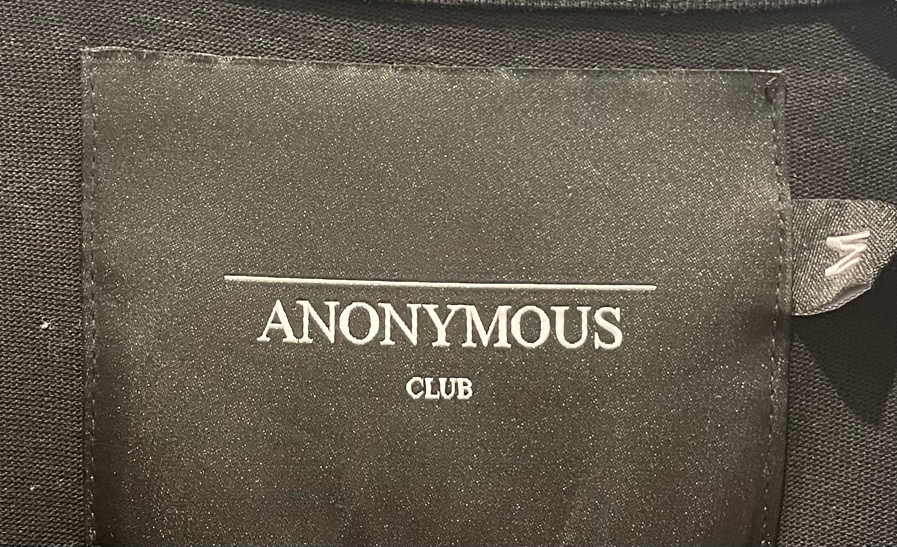 ANONYMOUS CLUB/T-Shirt/M/Cotton/BLK/club couture view 3