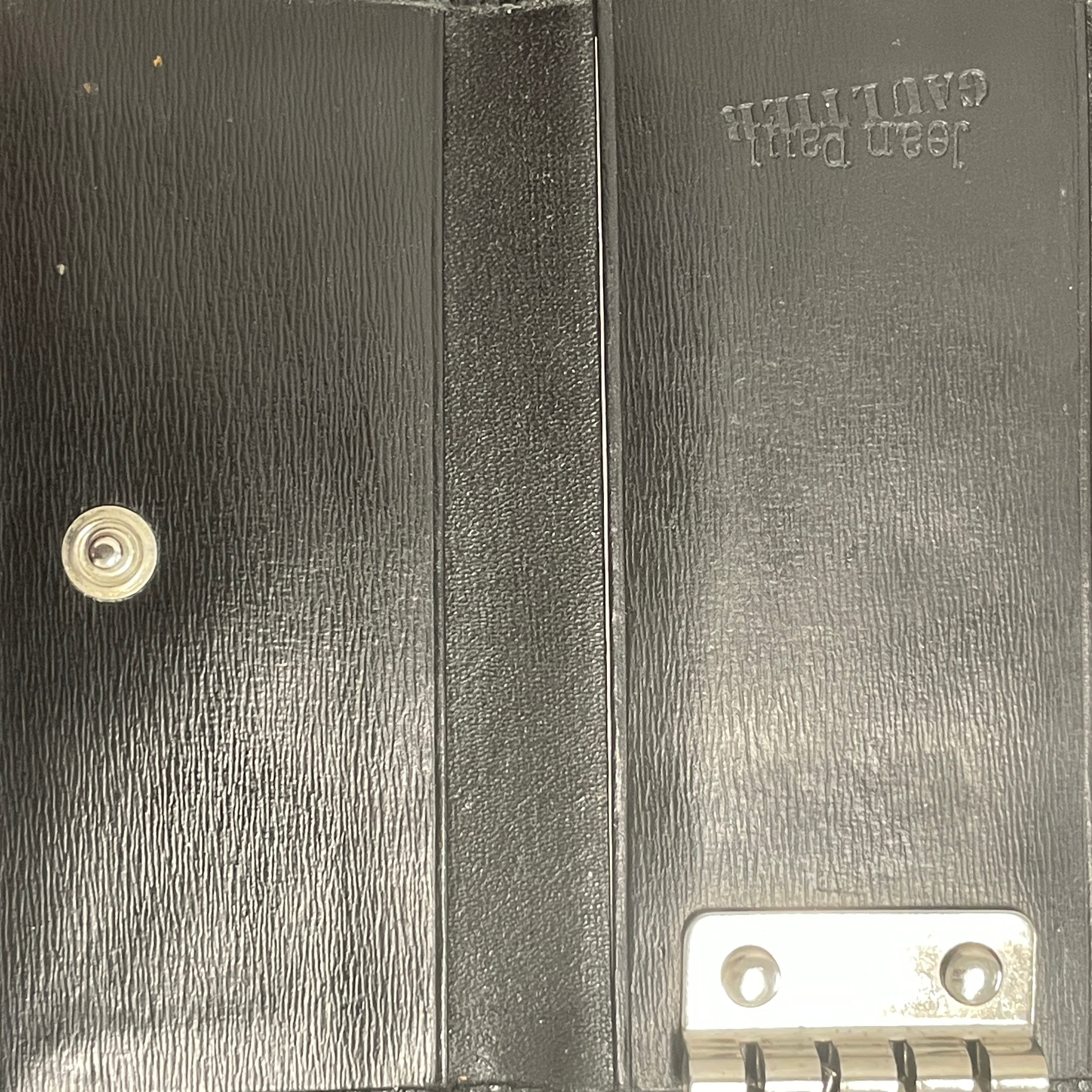 Jean Paul Gaultier/Bifold Wallet/Leather/BLK/keyholder/logo view 5