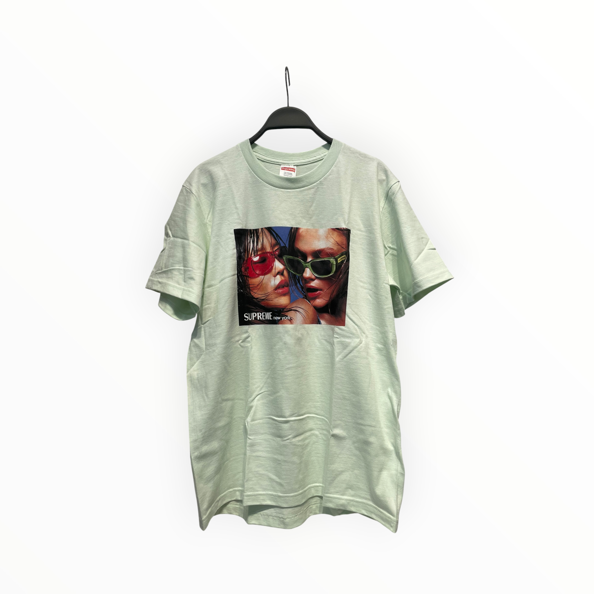 Supreme/T-Shirt/S/Cotton/GRN/SUNGLASSES PORTRAIT 2023