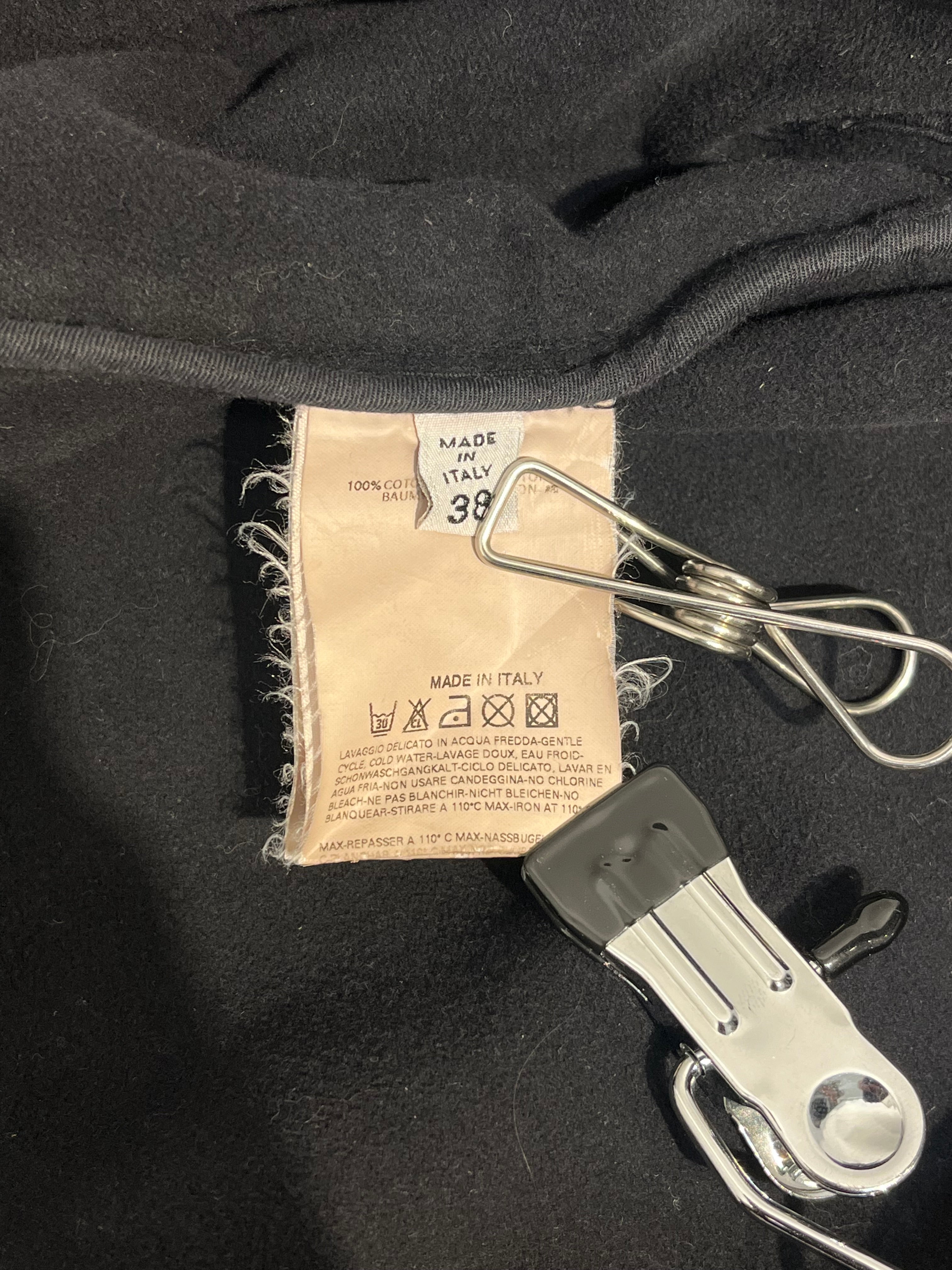 Martin Margiela/Jacket/38/Cotton/NVY/4 pocket heavy weight snaps view 5