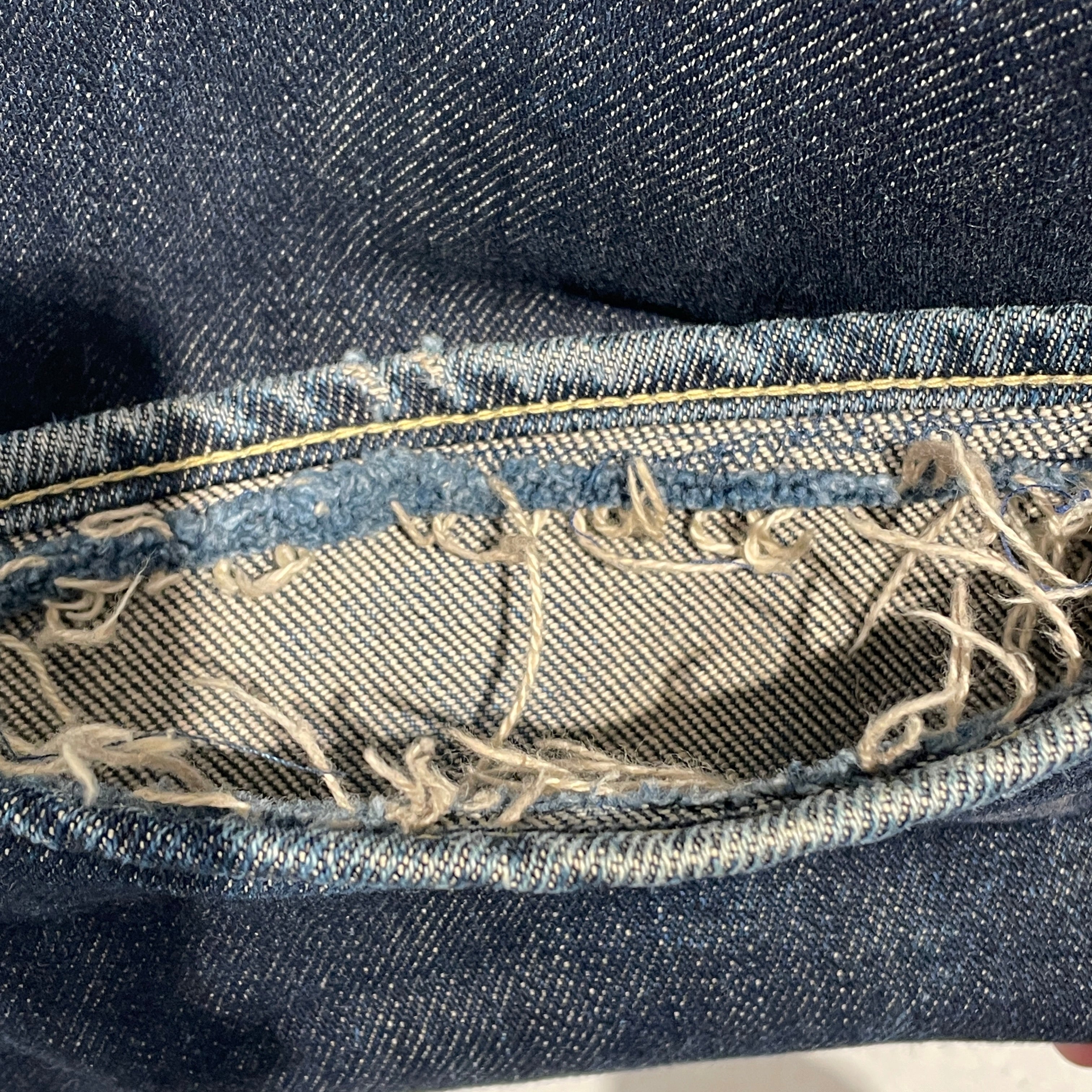 IRON HEART/Bootcut Pants/31/Denim/NVY/ view 5