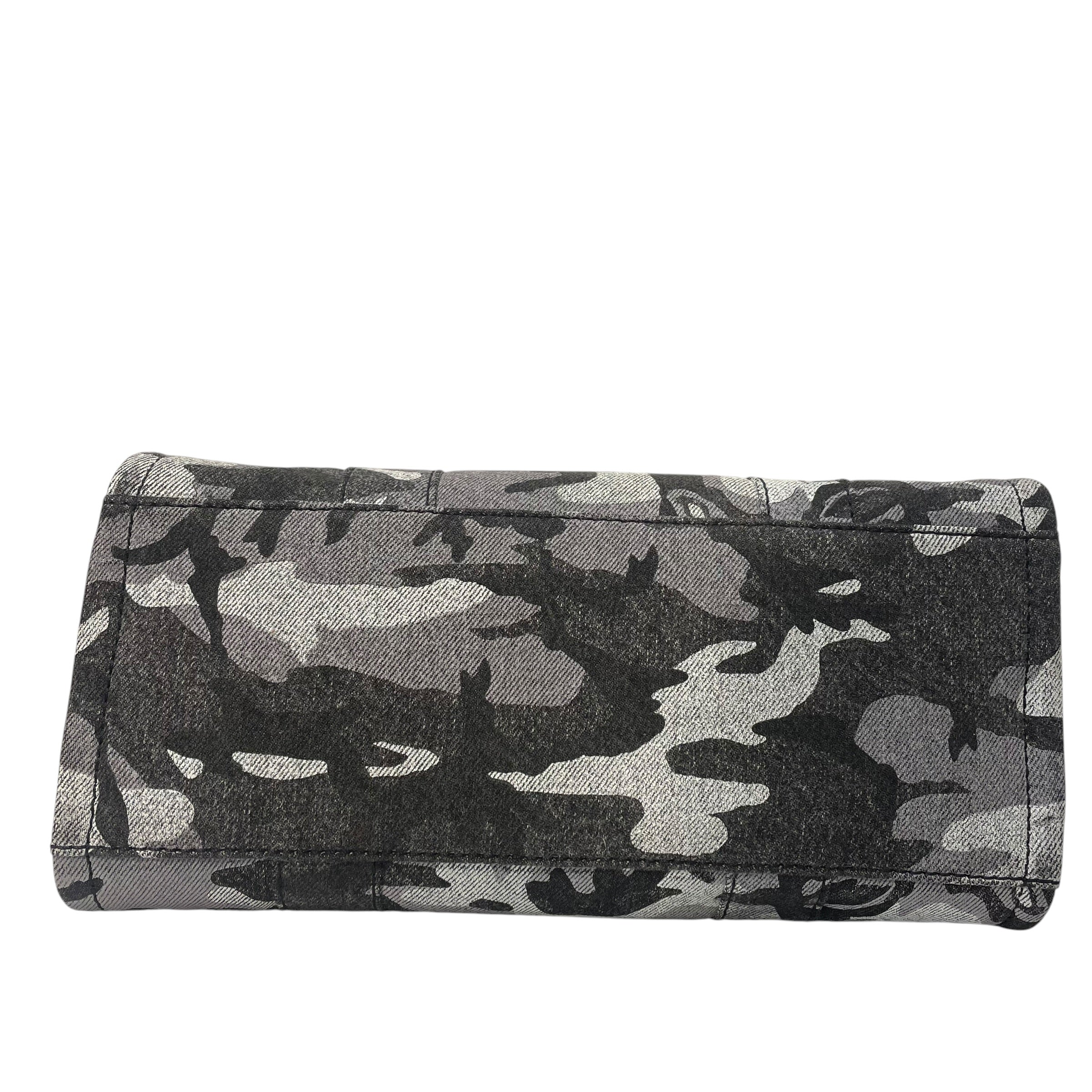 MARC JACOBS/Tote Bag/Camouflage/Cotton/GRY/dark camo chain view 3