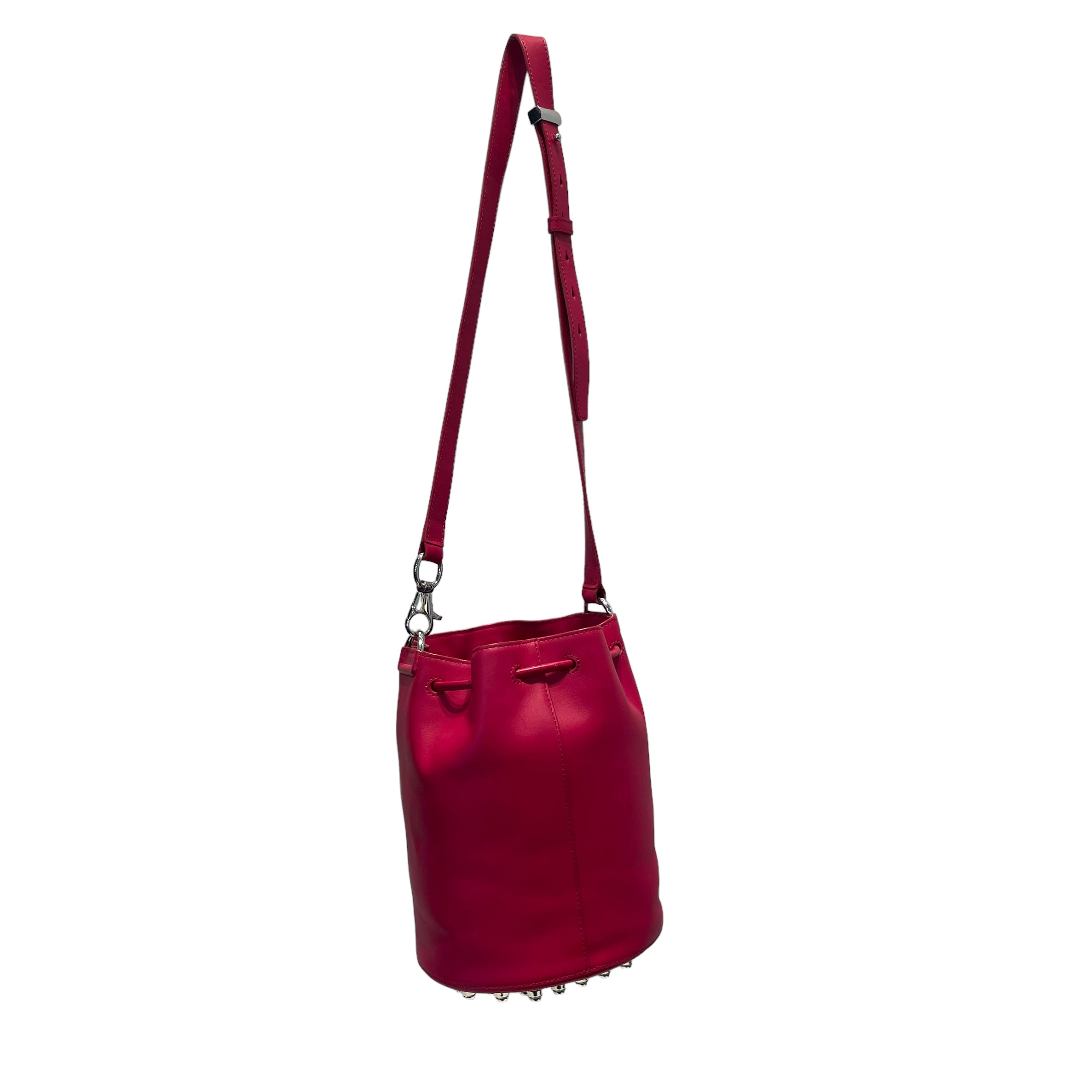 Alexander Wang/Cross Body Bag/Leather/PNK/BUCKET BAG view 2