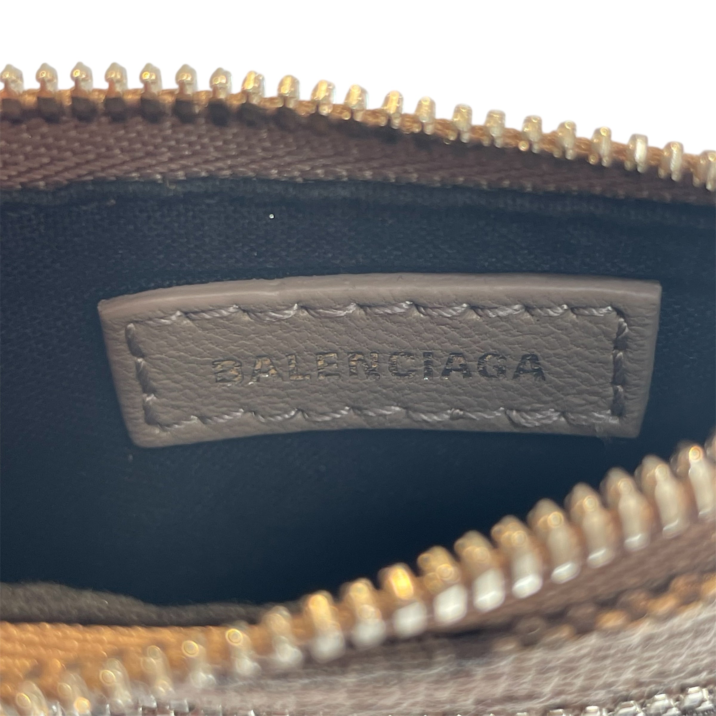 BALENCIAGA/Coin Wallet/All Over Print/Denim/BRW/BALENCIAGA COIN WALLET DRTY BR view 6