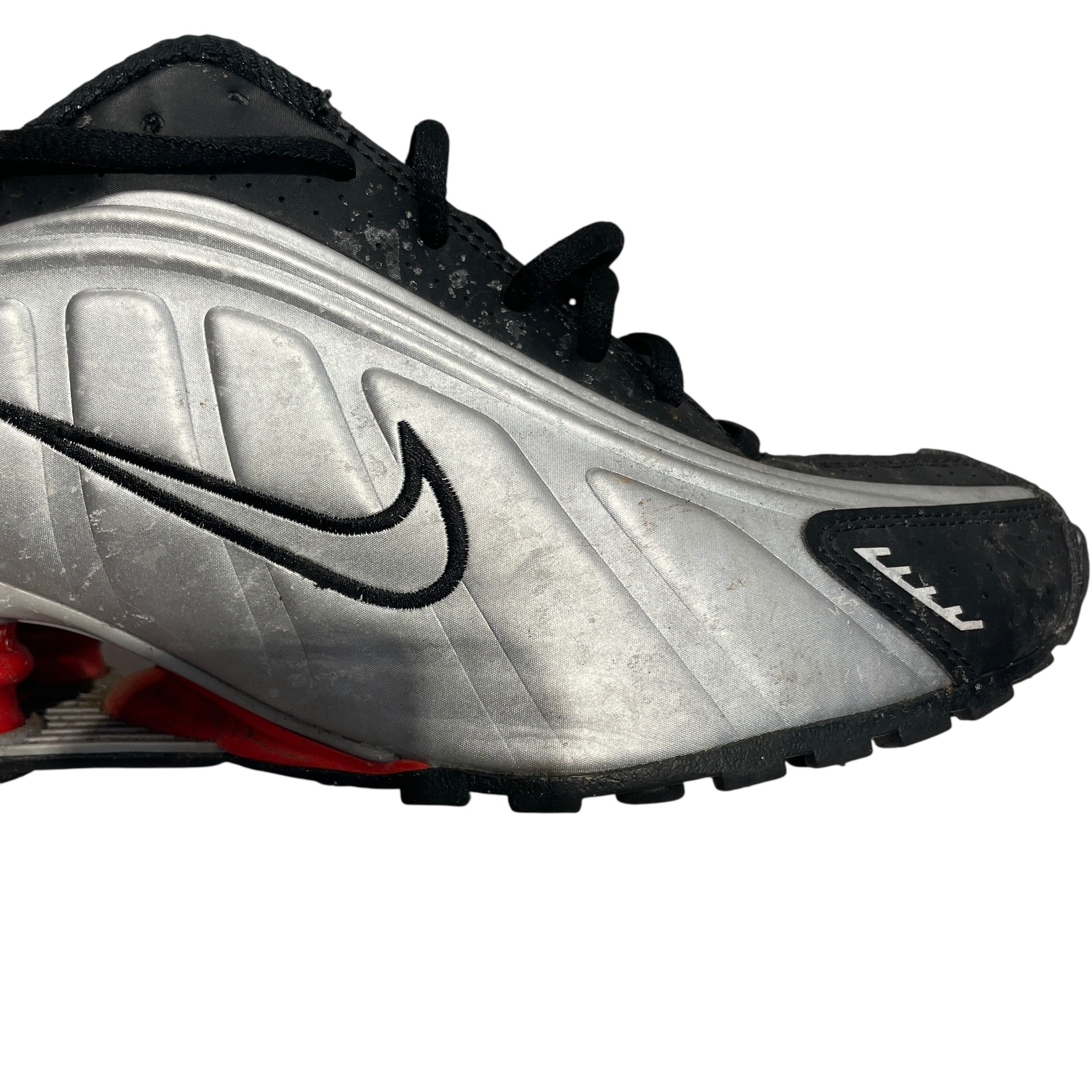 NIKE/Low-Sneakers/US 8.5/GRY/shox r4 view 3
