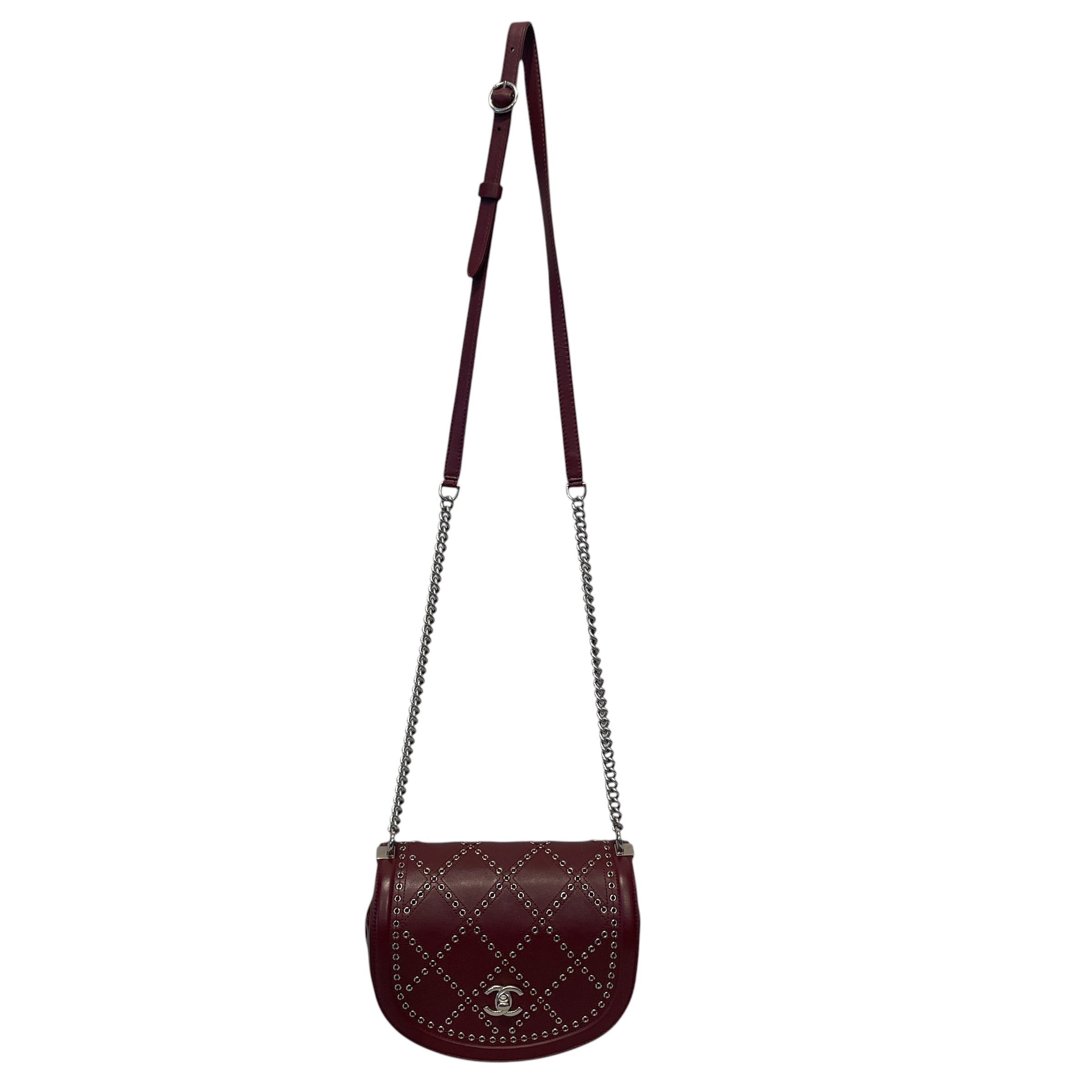 CHANEL/Cross Body Bag/Leather/BRD/PARIS GREECE COCO EYELETS view 1