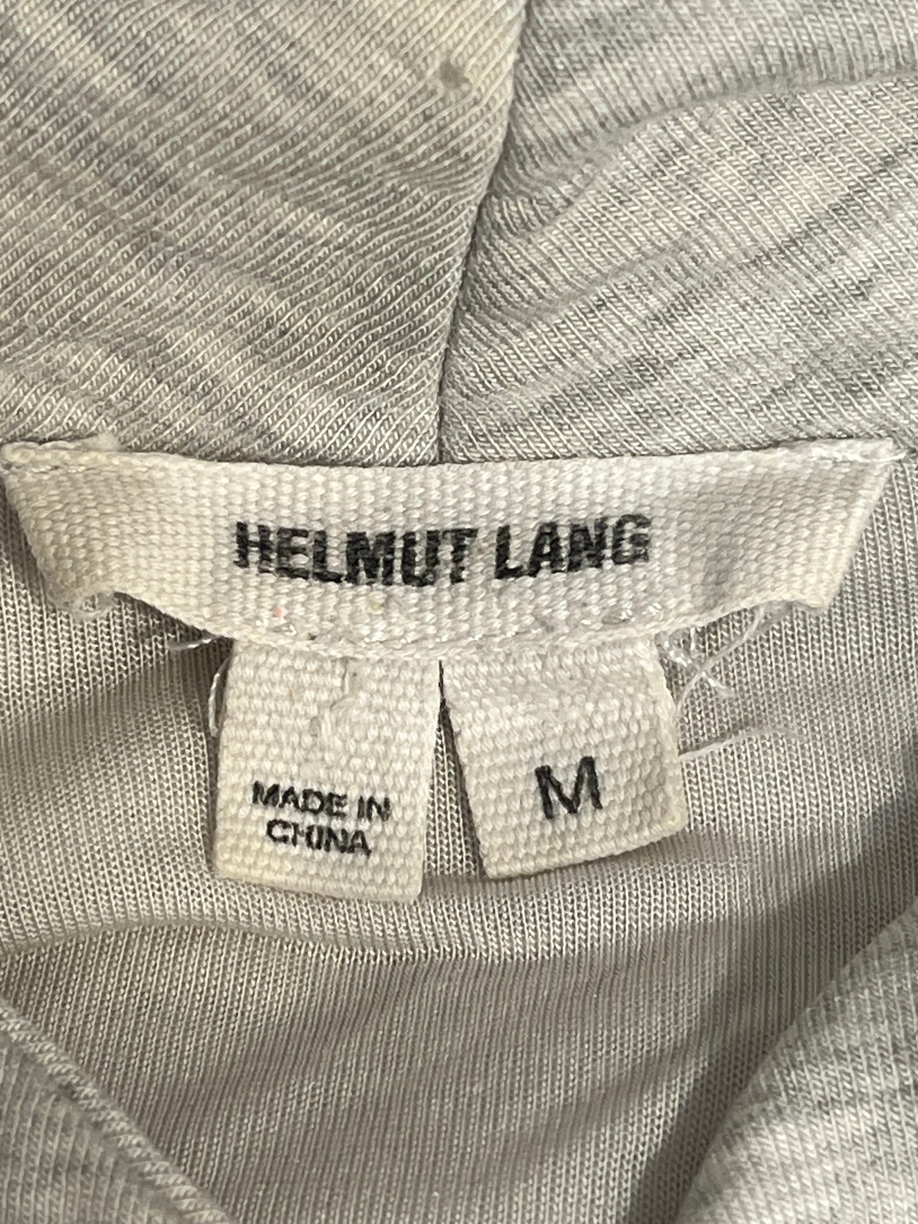 Helmut Lang/Heavy Sweater/M/Cotton/GRY/heather gray asymetrical view 3